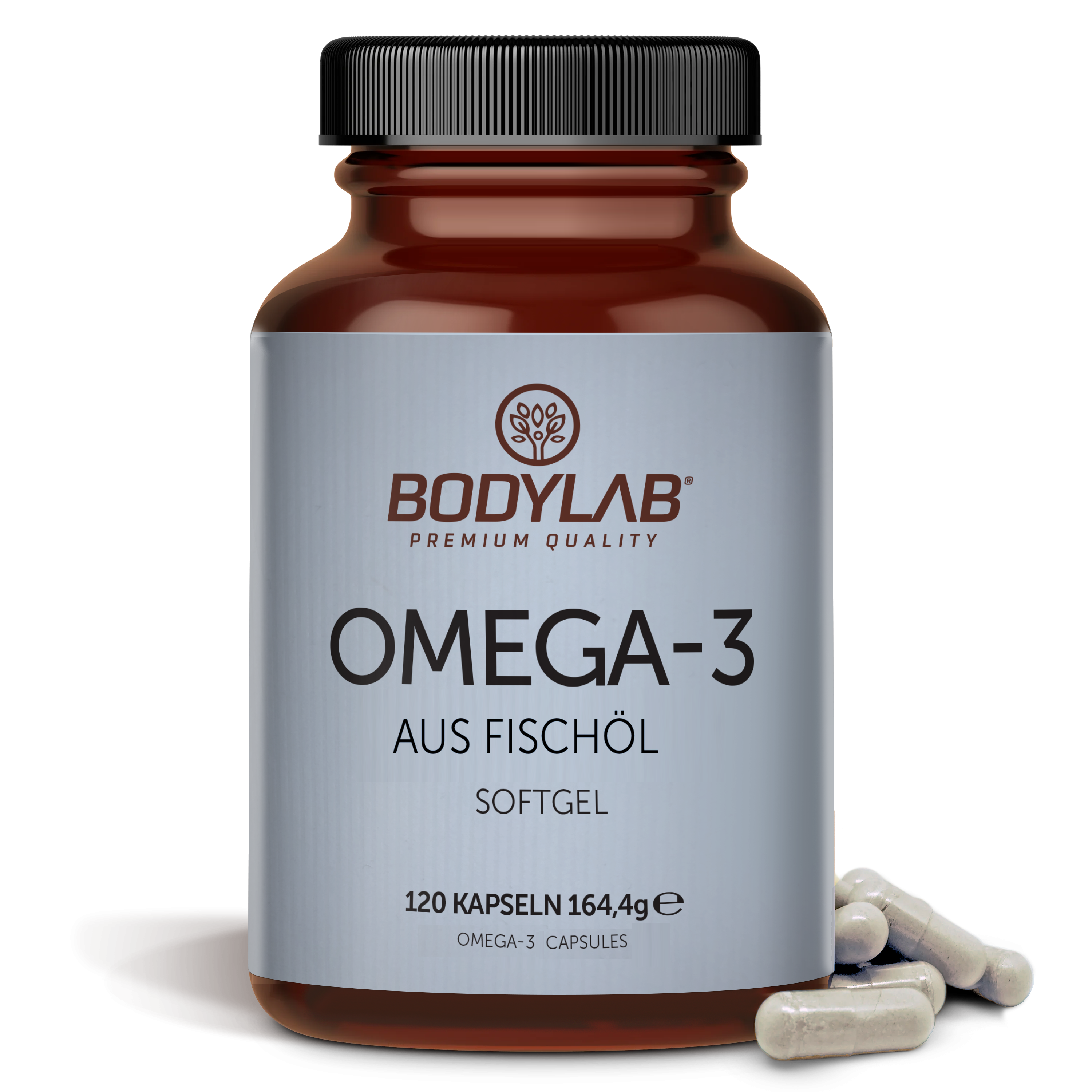 Omega-3 aus Fischöl Softgel (120 Kapseln)