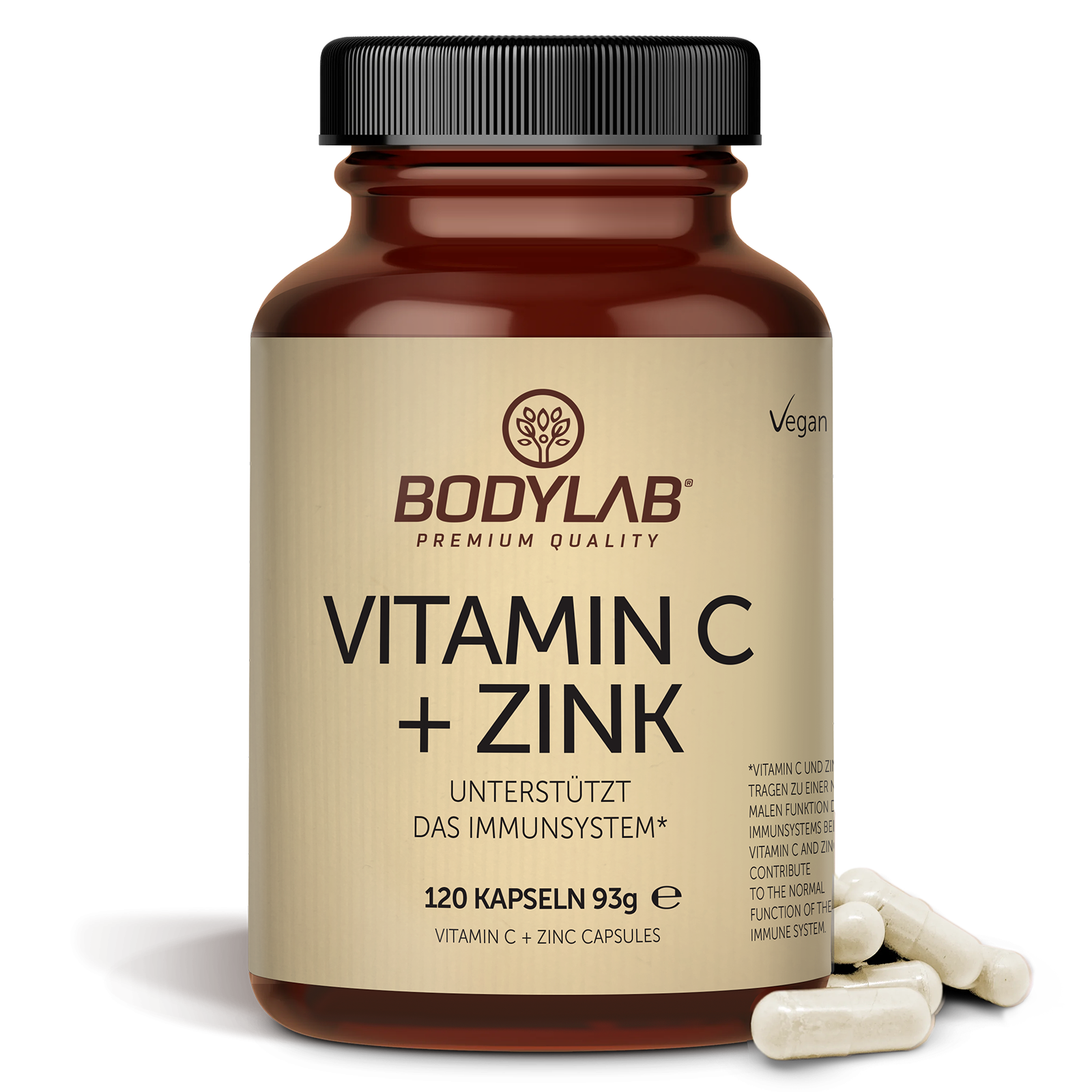 Vitamin C + Zink (120 Kapseln)