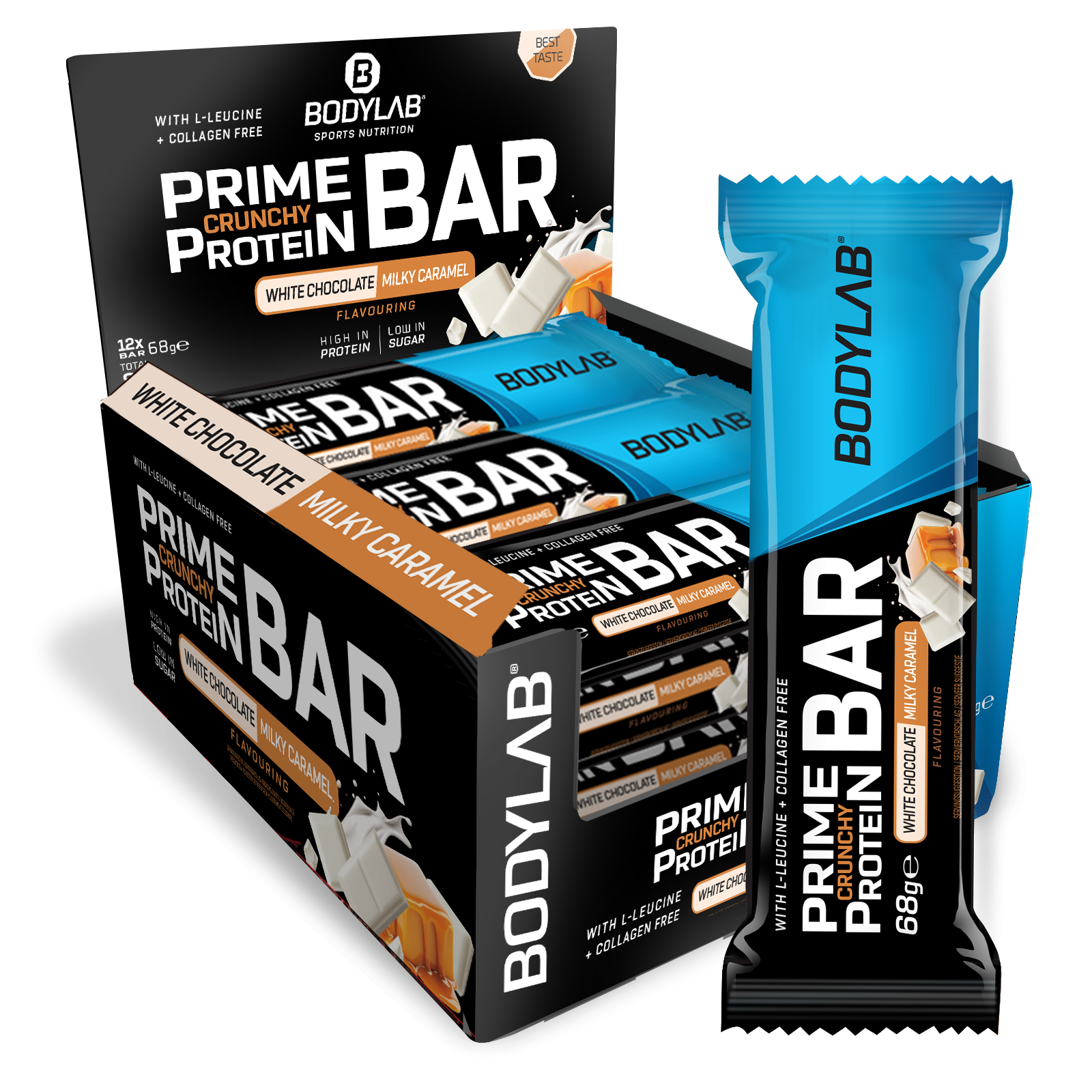 Prime Crunchy Protein Bar (12x65g-68g)