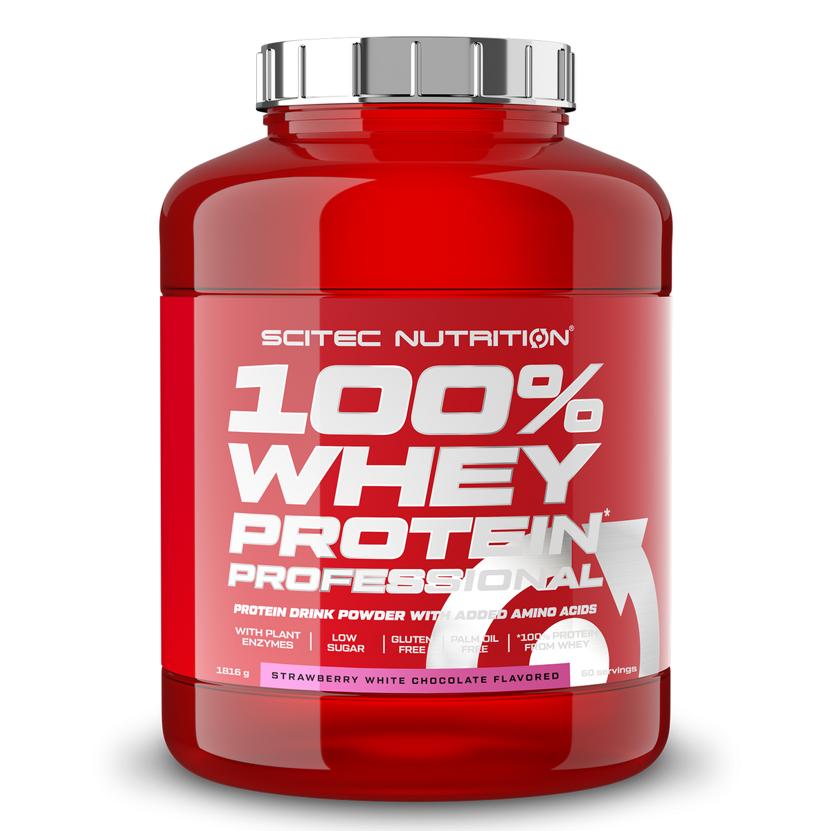 100% Whey Protein Professional (1816g) Strawberry White Chocolate
