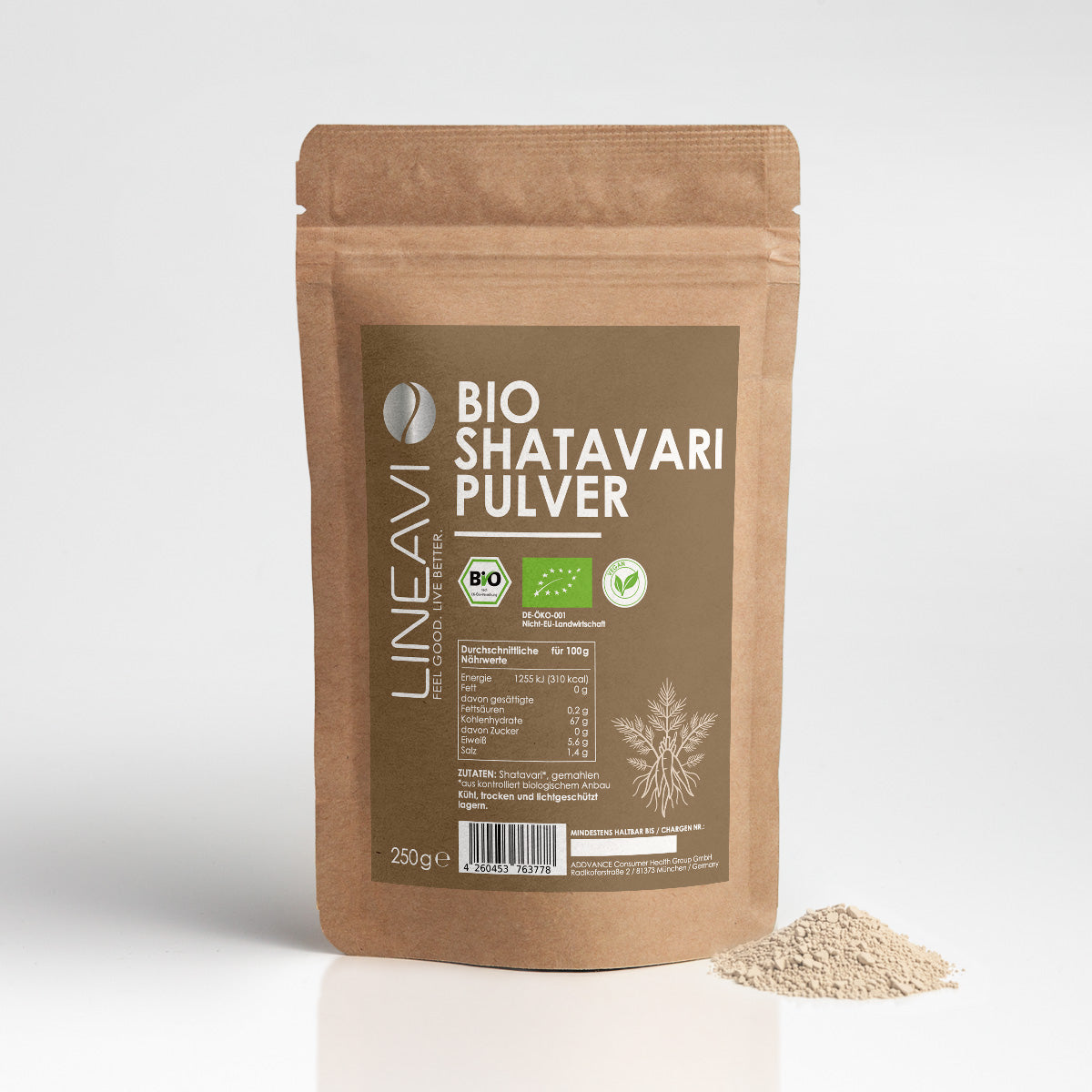 Bio Shatavari Pulver (250g)