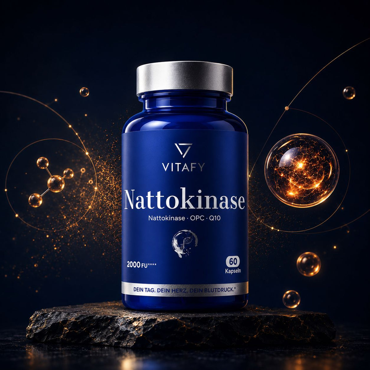 Nattokinase mit OPC und Coenzym Q10 (60 Kapseln)