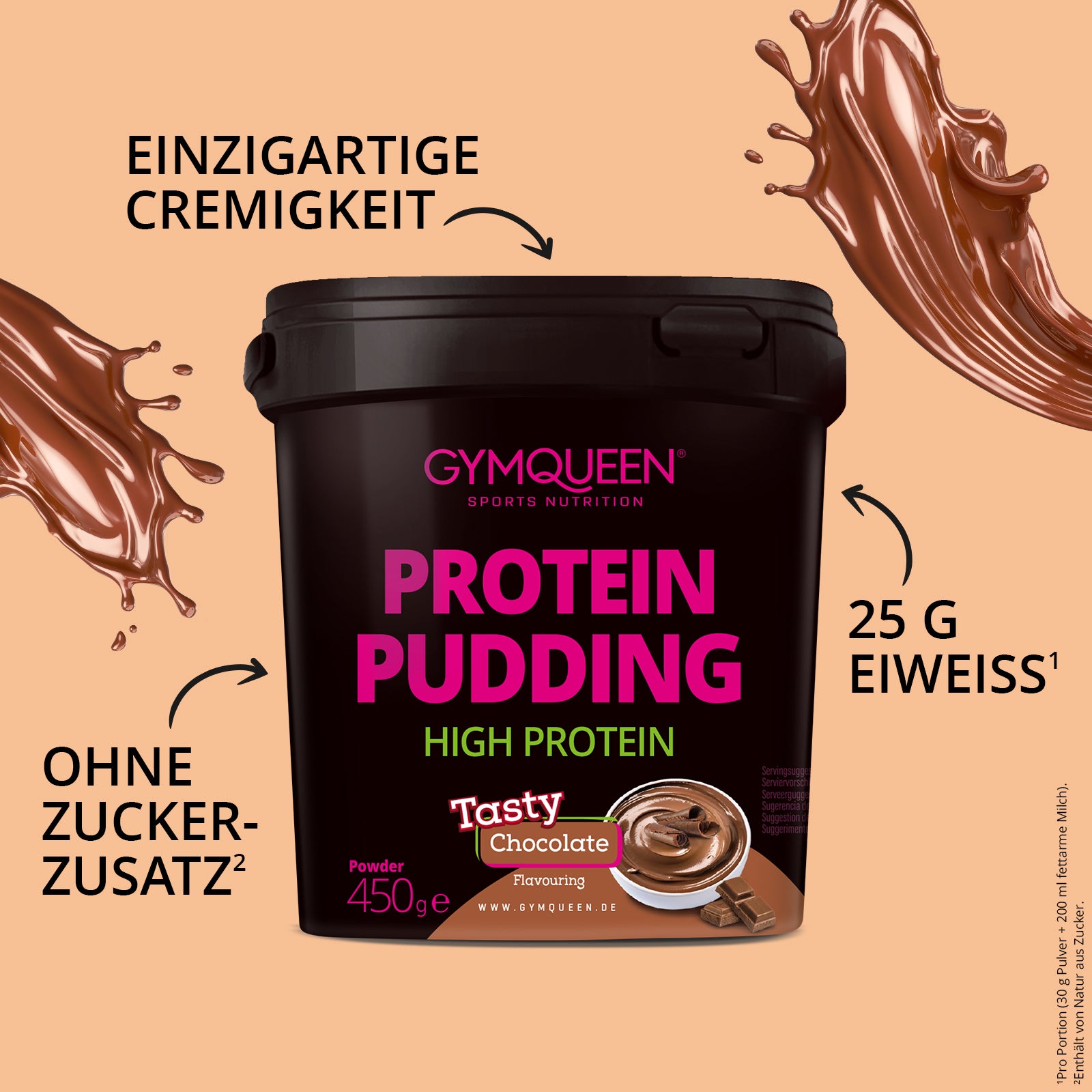 Protein Pudding 4er Pack + Shaker gratis