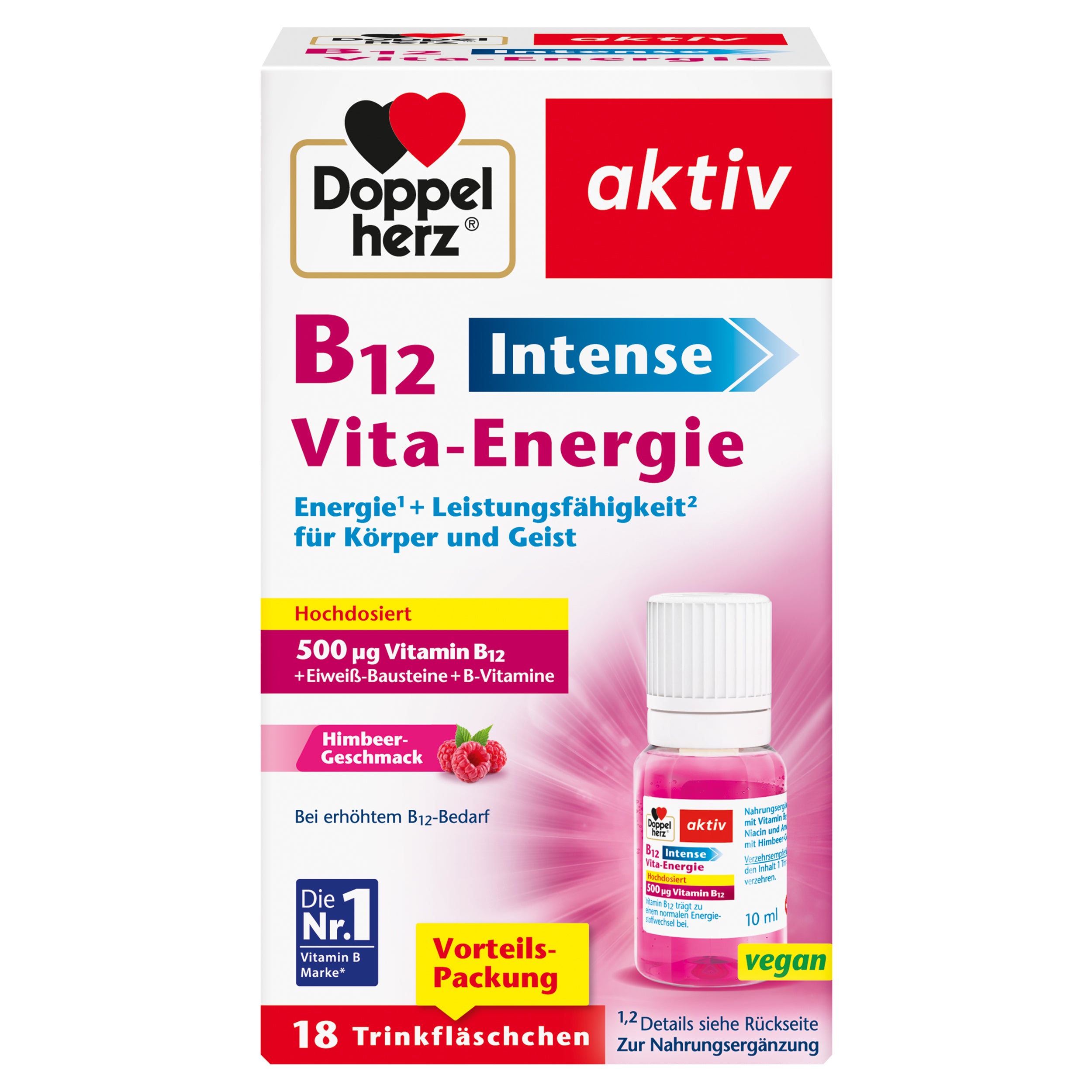 B12 Intense Vita-Energie Trinkampullen (18x10ml)