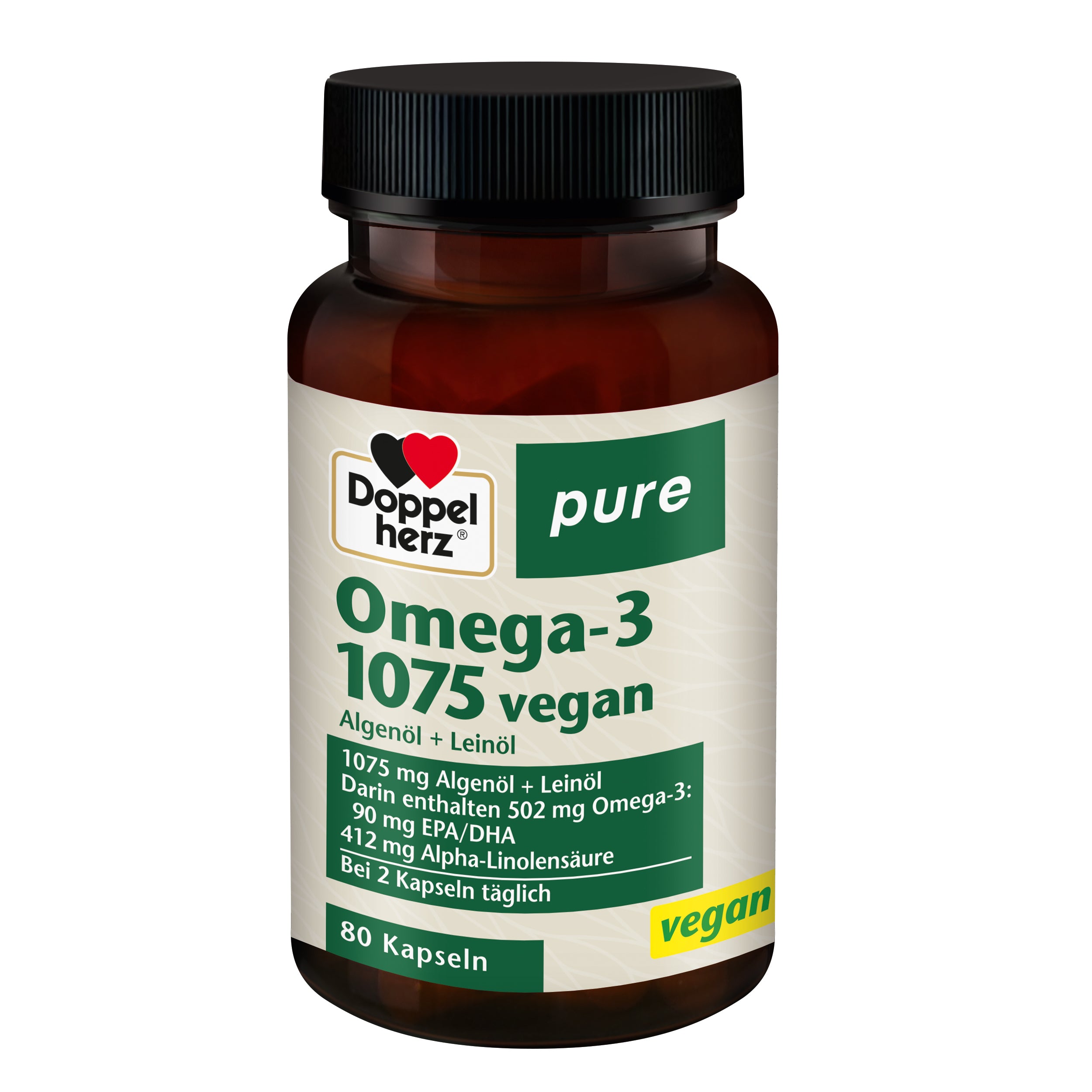 Pure Omega-3 1075 vegan (80 Kapseln)