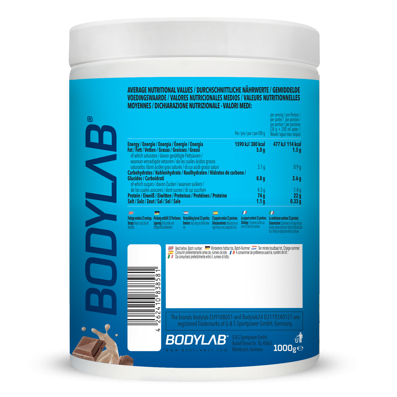 3K-Protein (1000g) Classic Chocolate