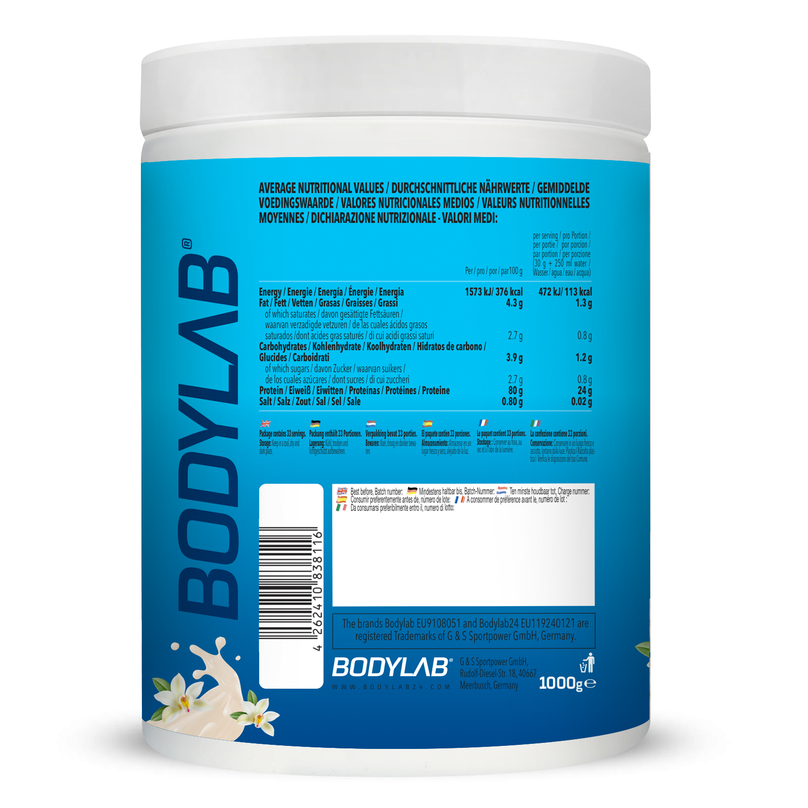 3K-Protein (1000g) Vanilla Sunshine