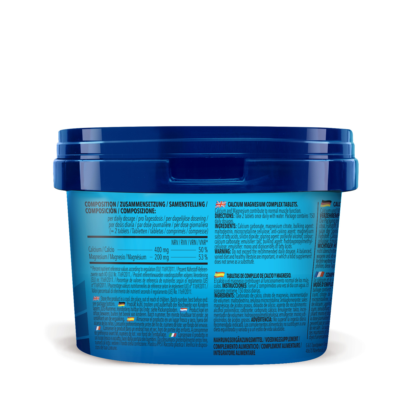 BIG PACK Calcium & Magnesium Complex (300 Tabletten)