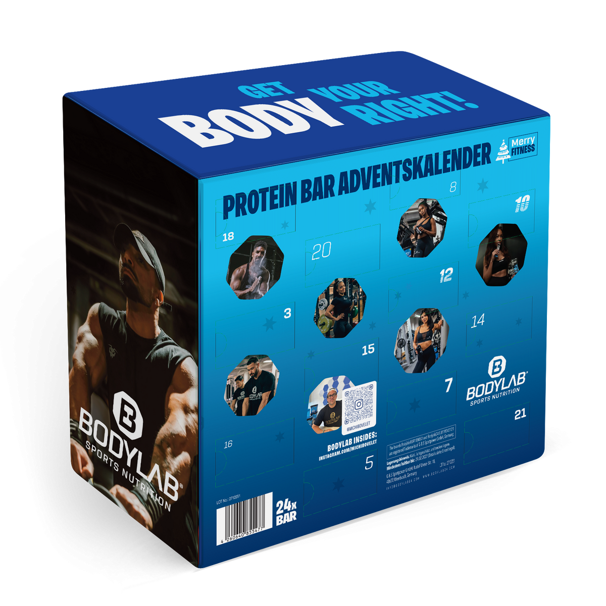 BODYLAB Riegel Adventskalender