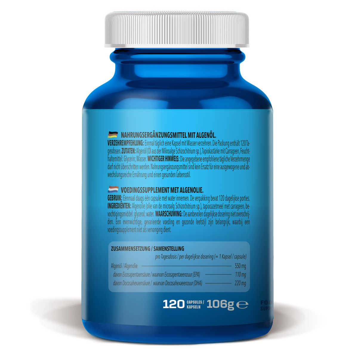 3 x Vegan Omega 3 (120 Kapseln)