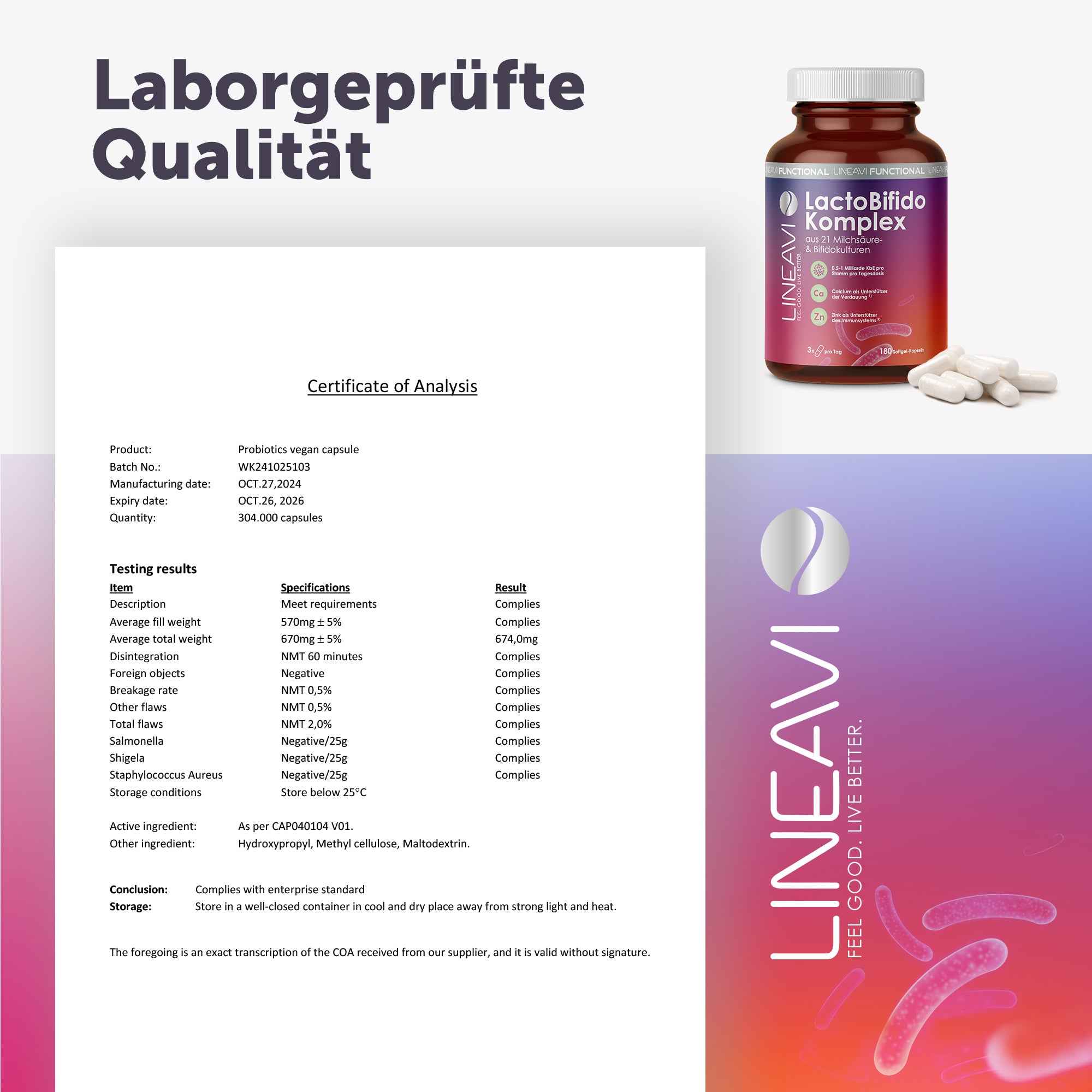 LactoBifido Komplex (180 Kapseln)