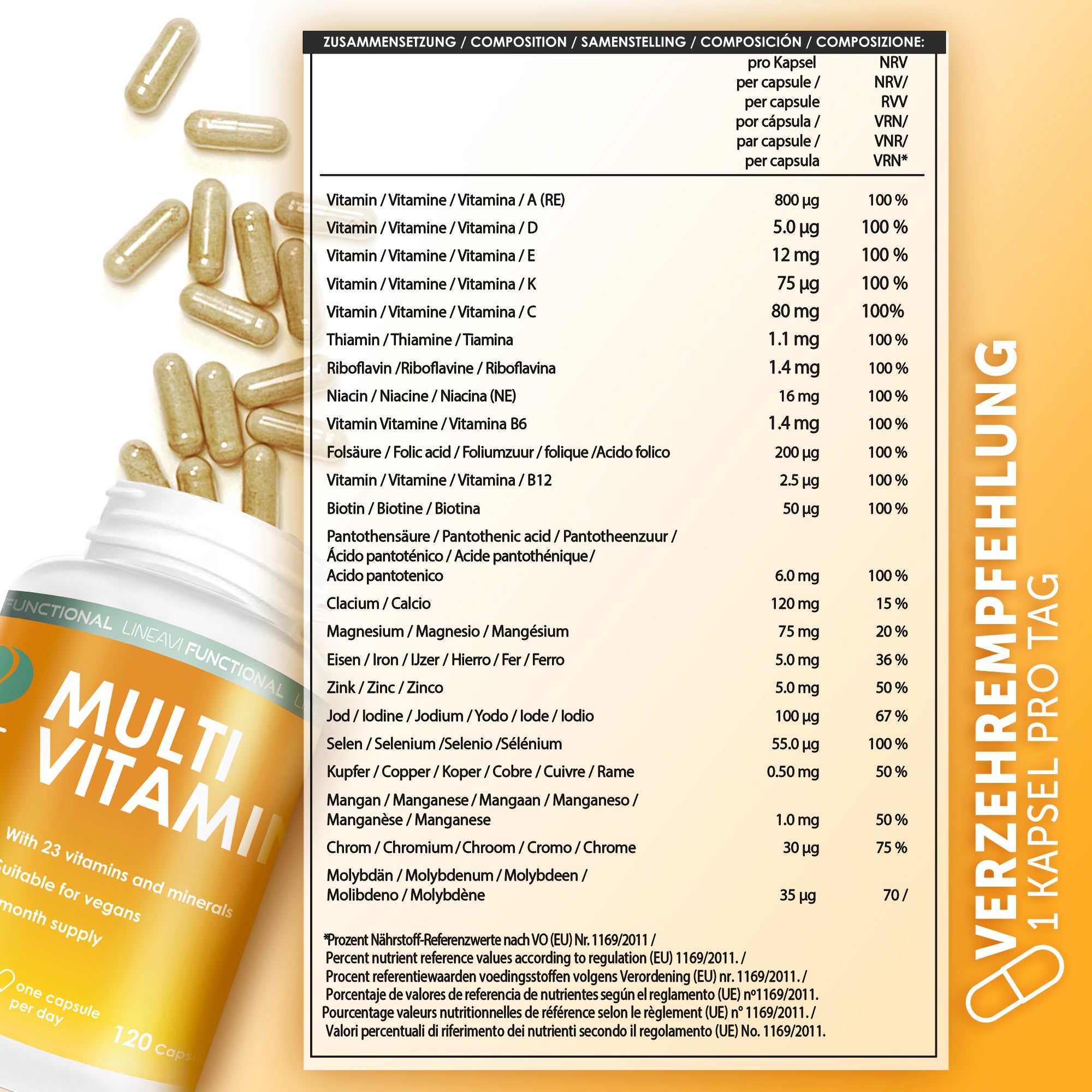 Multivitamin Doppelpack (2x120 Kapseln)
