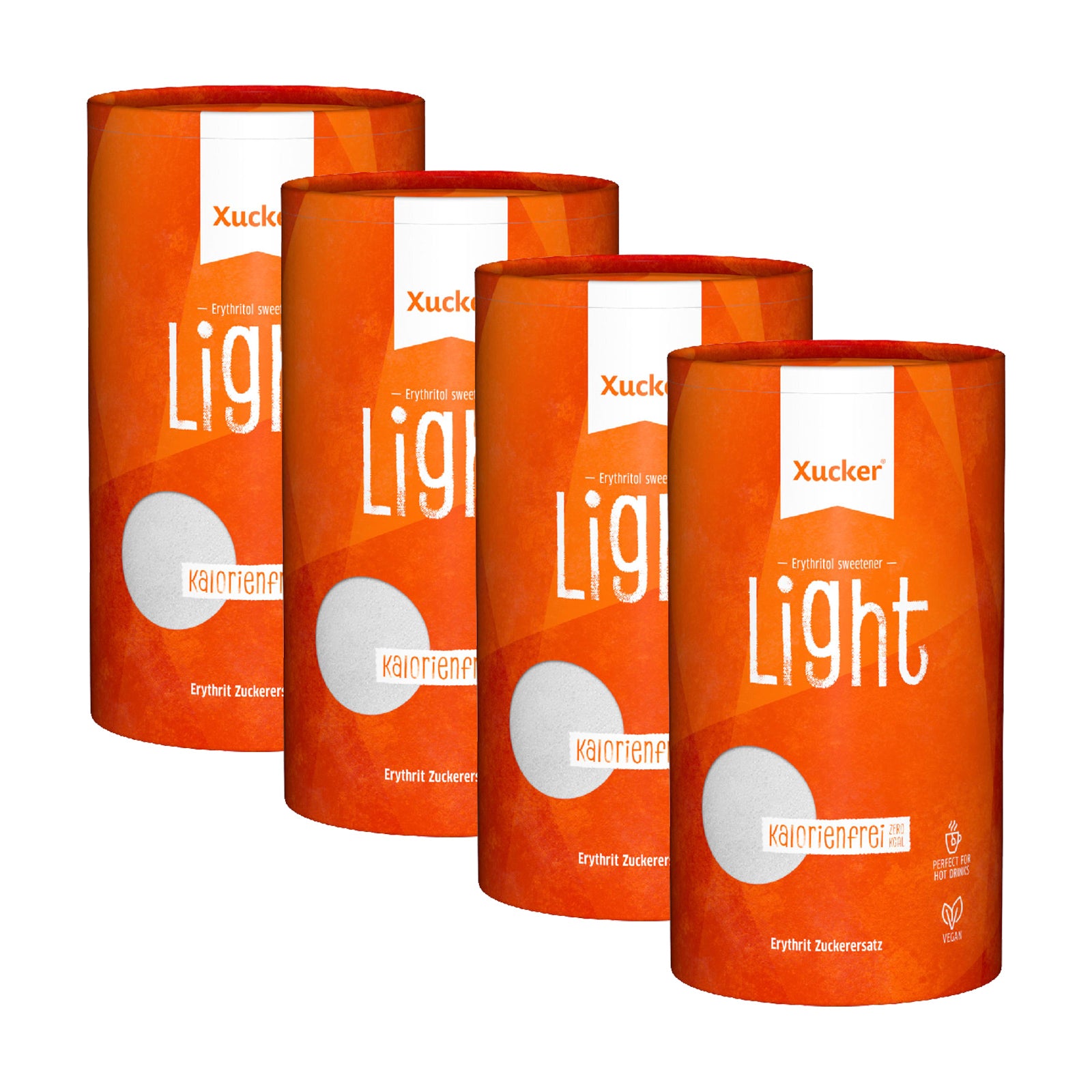 4x Xucker light / europ. Erythrit (4x1000g)