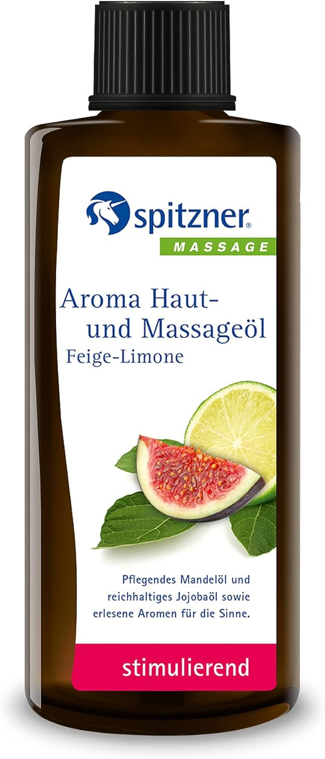 Aroma Haut- und Massageöl Feige-Limone (190ml)