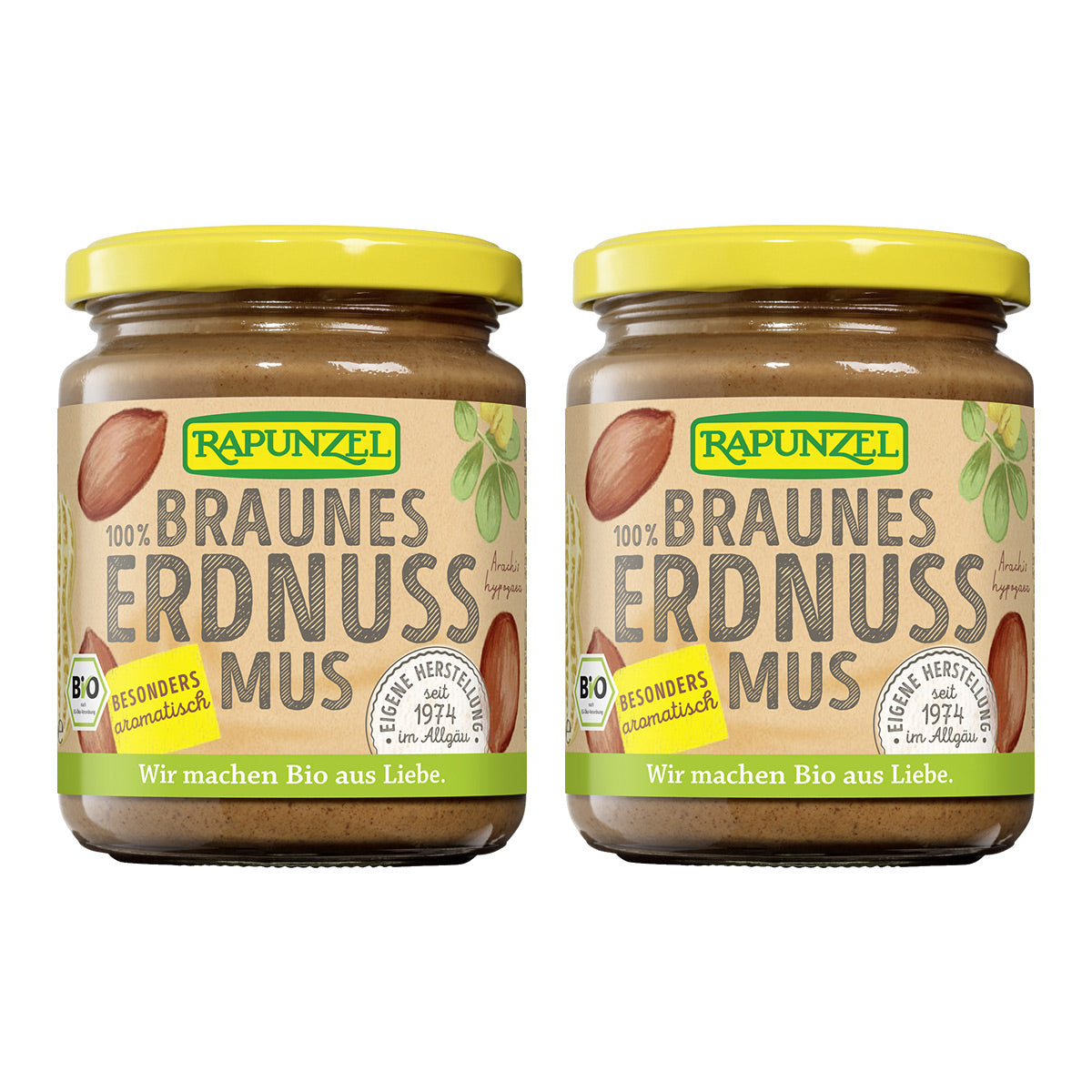 2x Erdnussmus braun (2x250g)