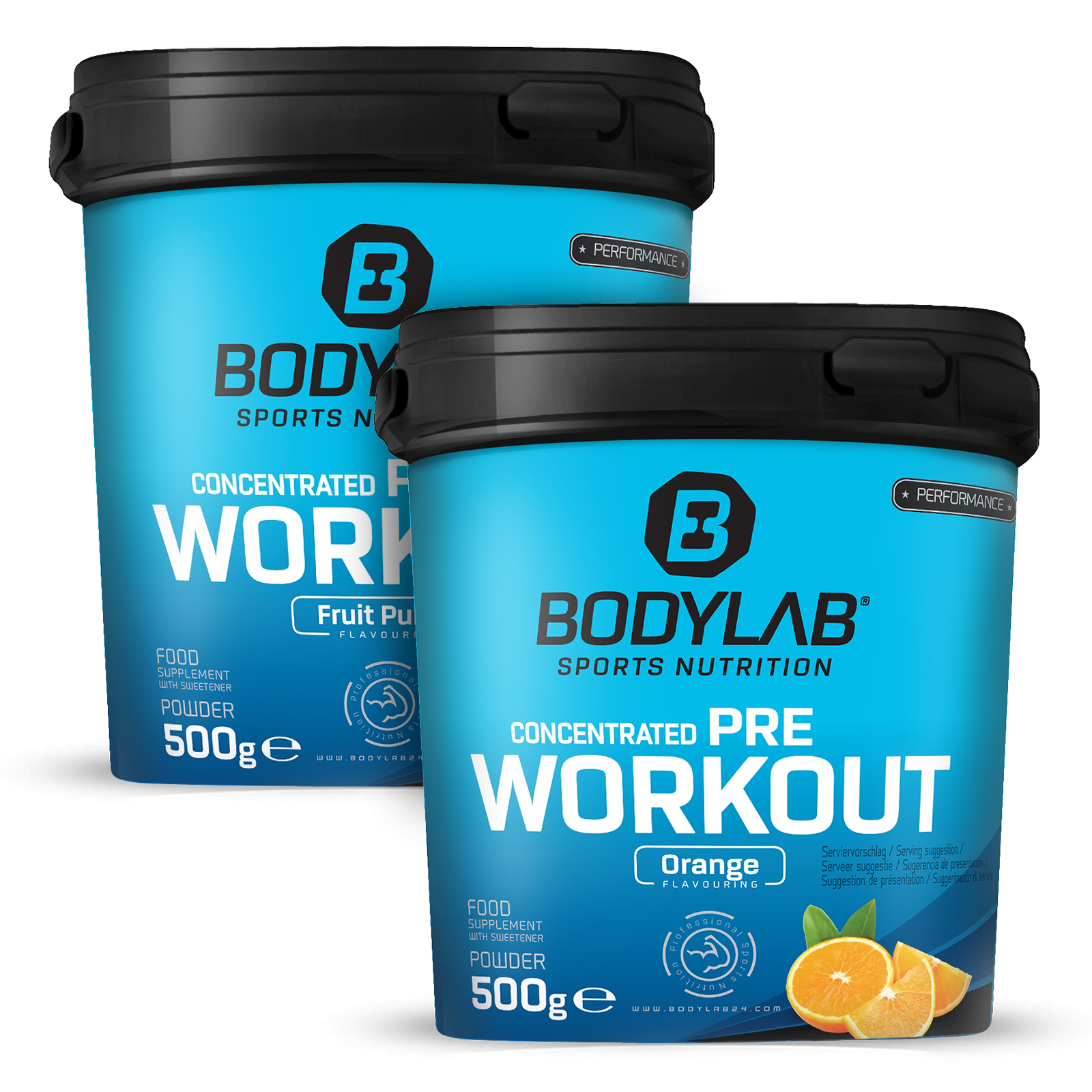 2 x Concentrated Pre Workout (500g)