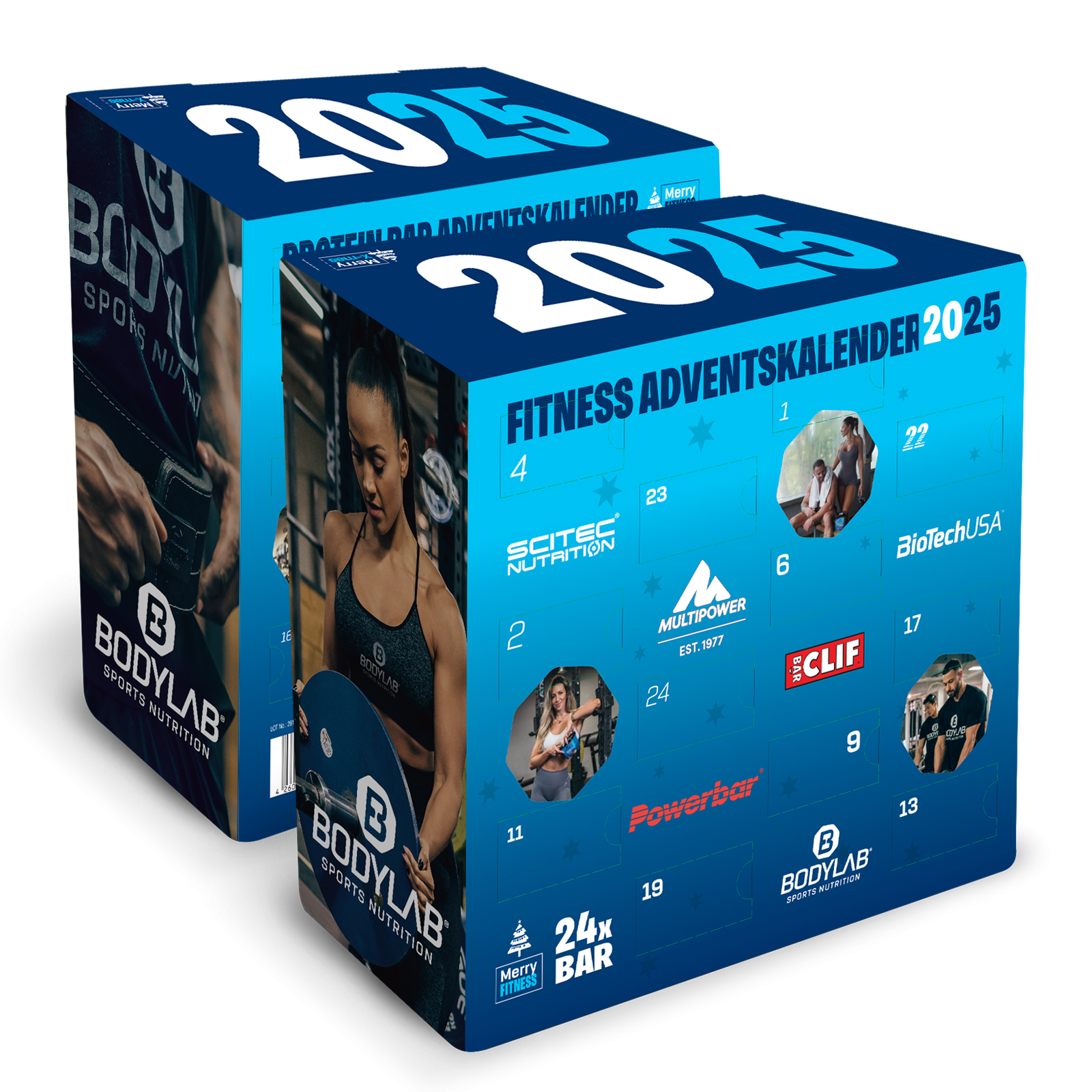 Unser Bodylab Riegel Adventskalender im Doppelpack