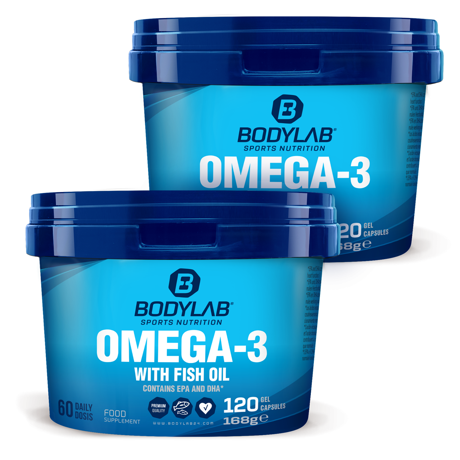2 x Omega-3 (je 120 Kapseln)