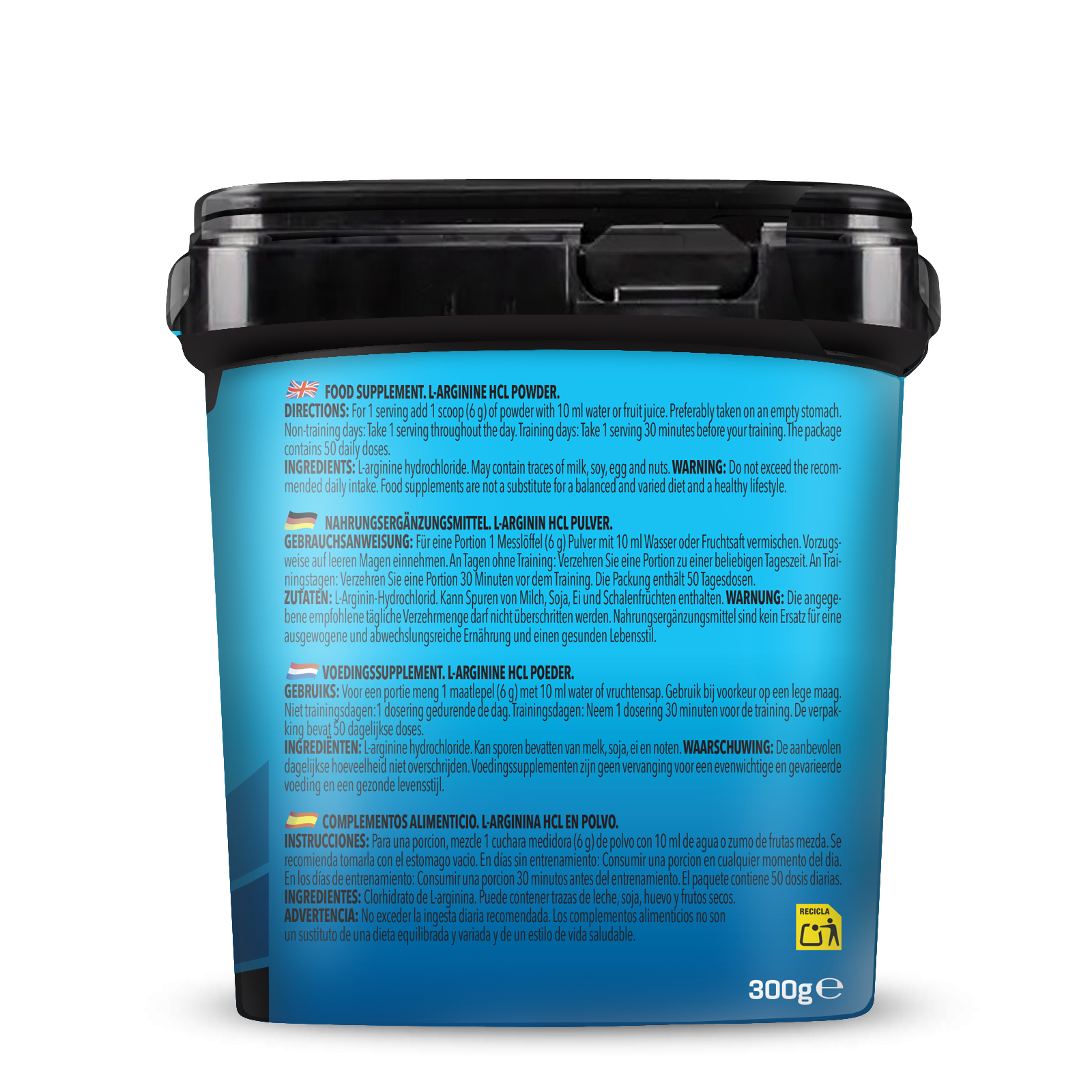 Arginine HCl Powder (300g)