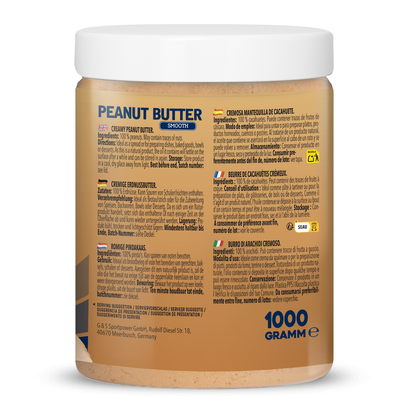 100% Peanut Butter (1000g)