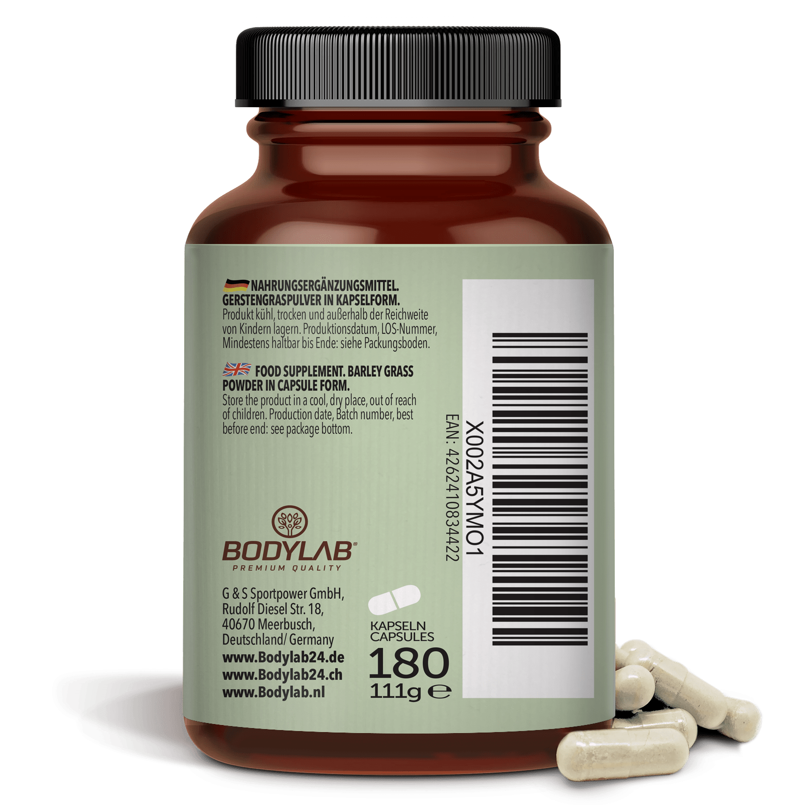 2 x Gerstengras in Kapselform (2 x 180 Kapseln)