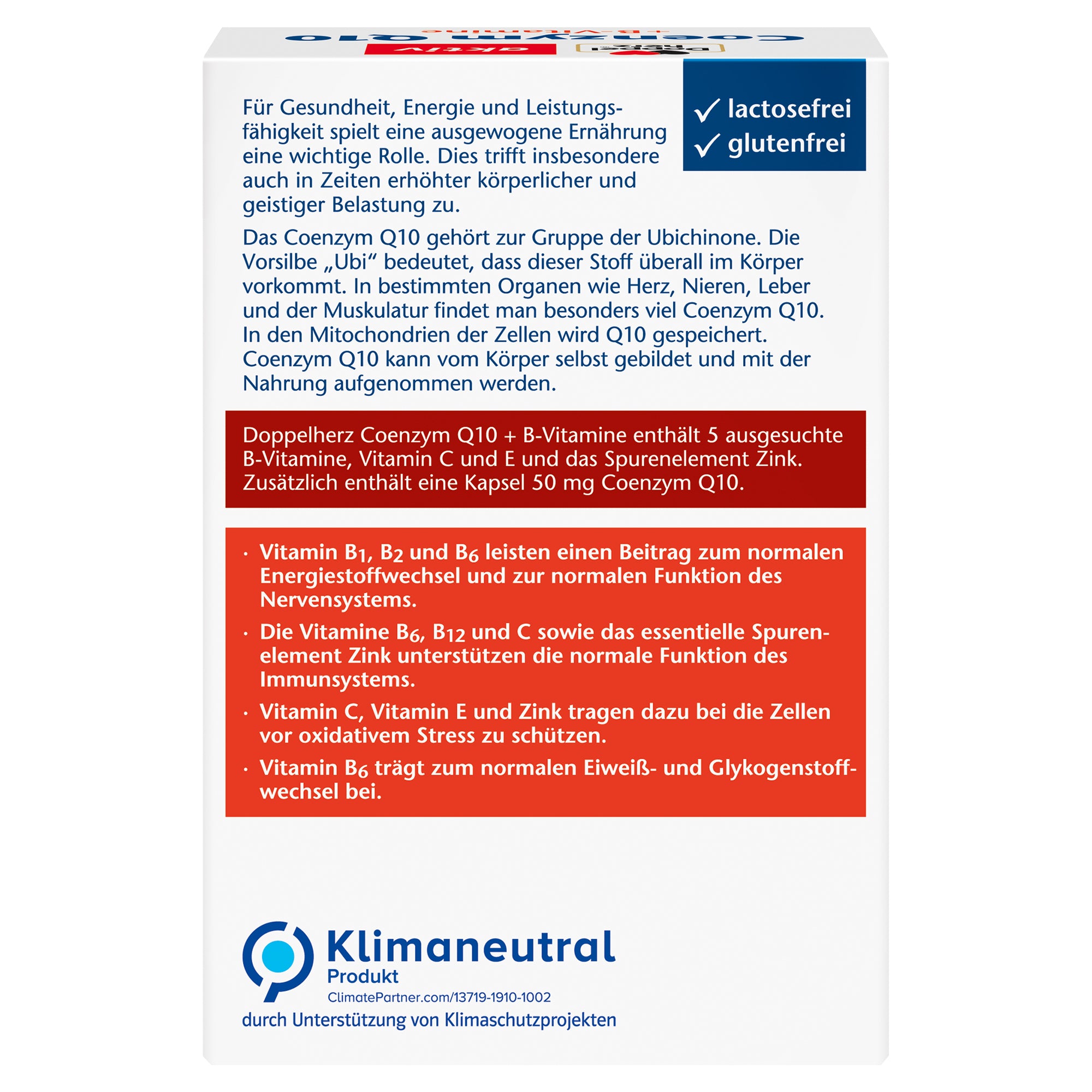 Coenzym Q10 + B-Vitamine (60 Kapseln)