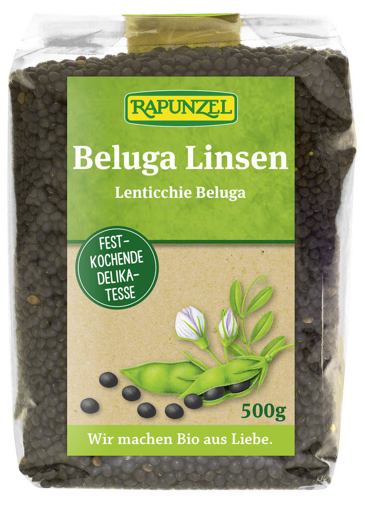 Beluga Linsen schwarz bio (500g)