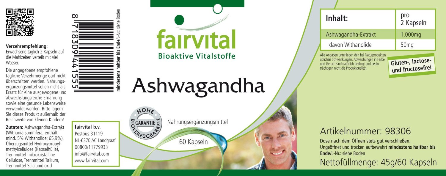Ashwagandha (60 Kapseln)