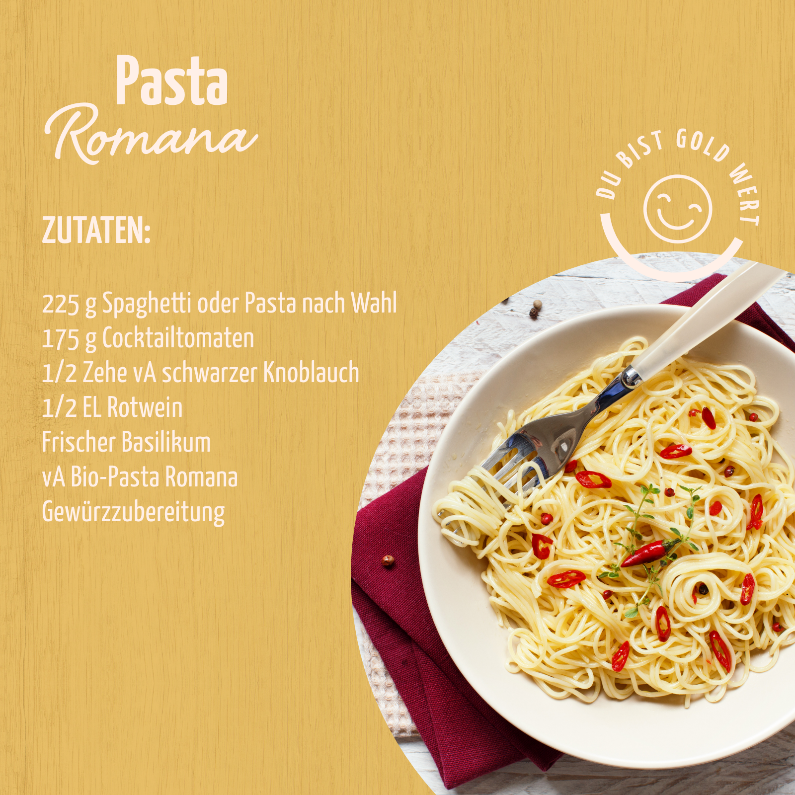 Pasta Roma Gewürzzubereitung Bio (100g)