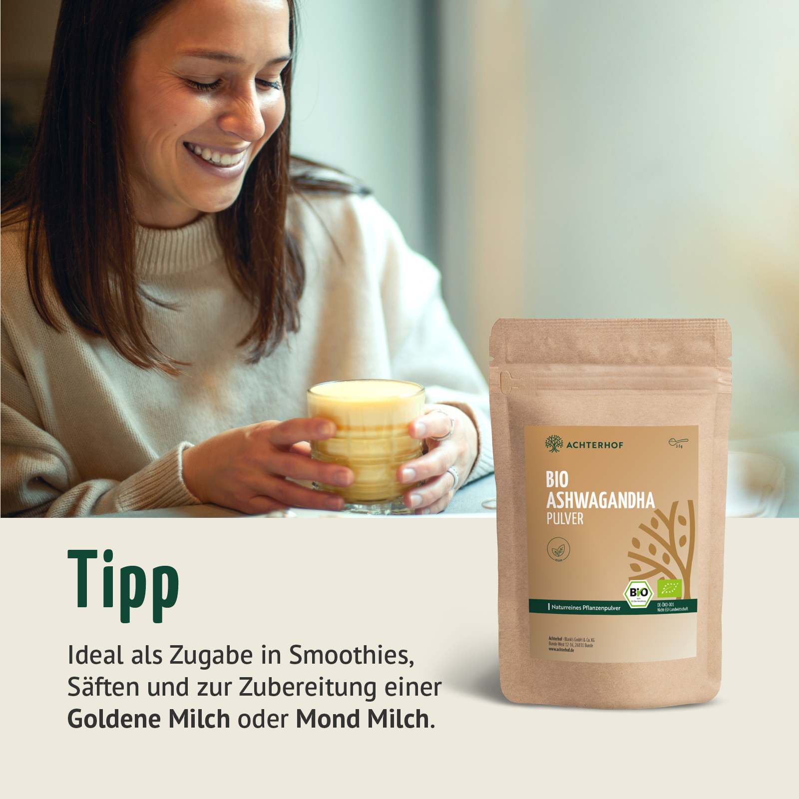 Bio Ashwagandha Pulver (500g)