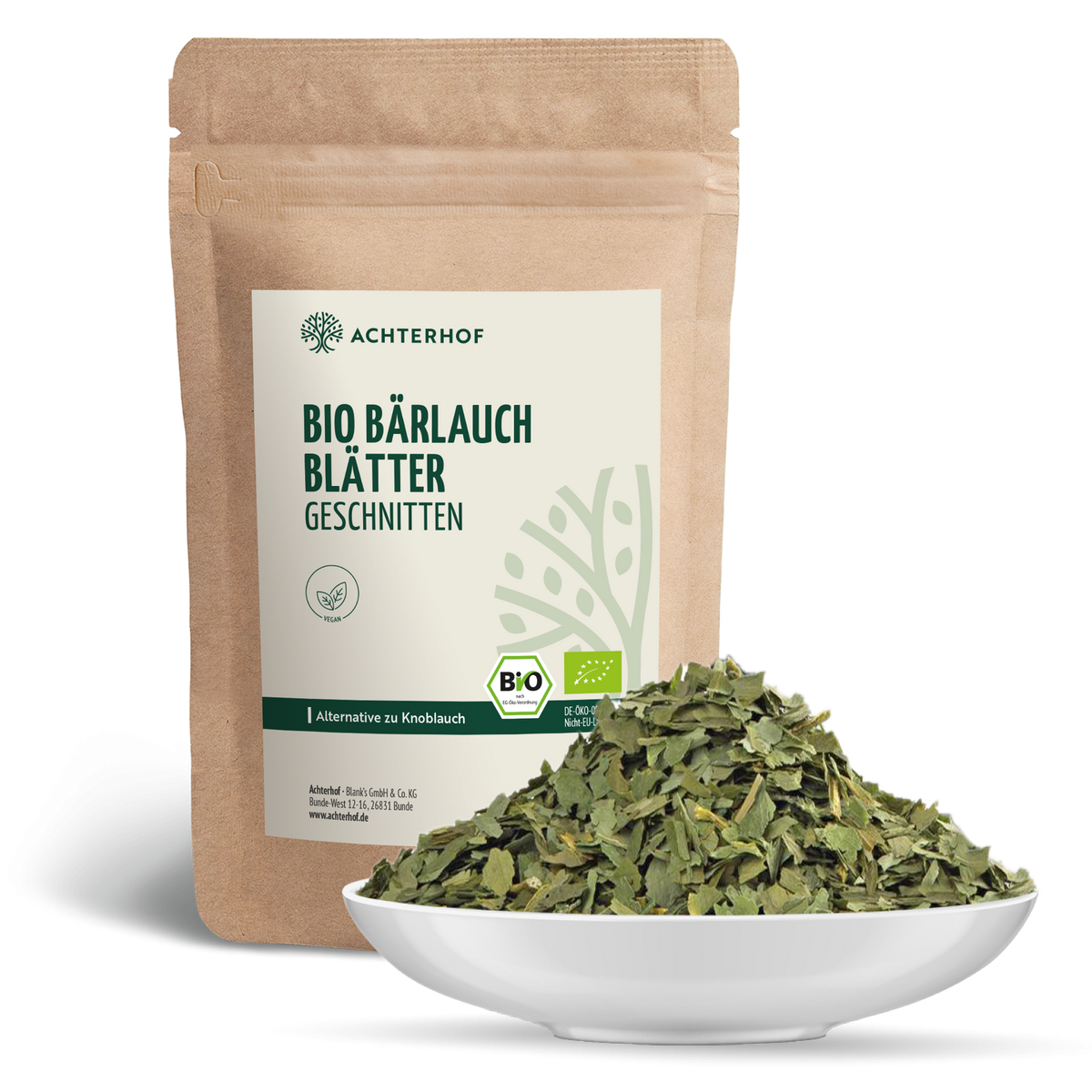 Bärlauchblätter geschnitten Bio (500g)