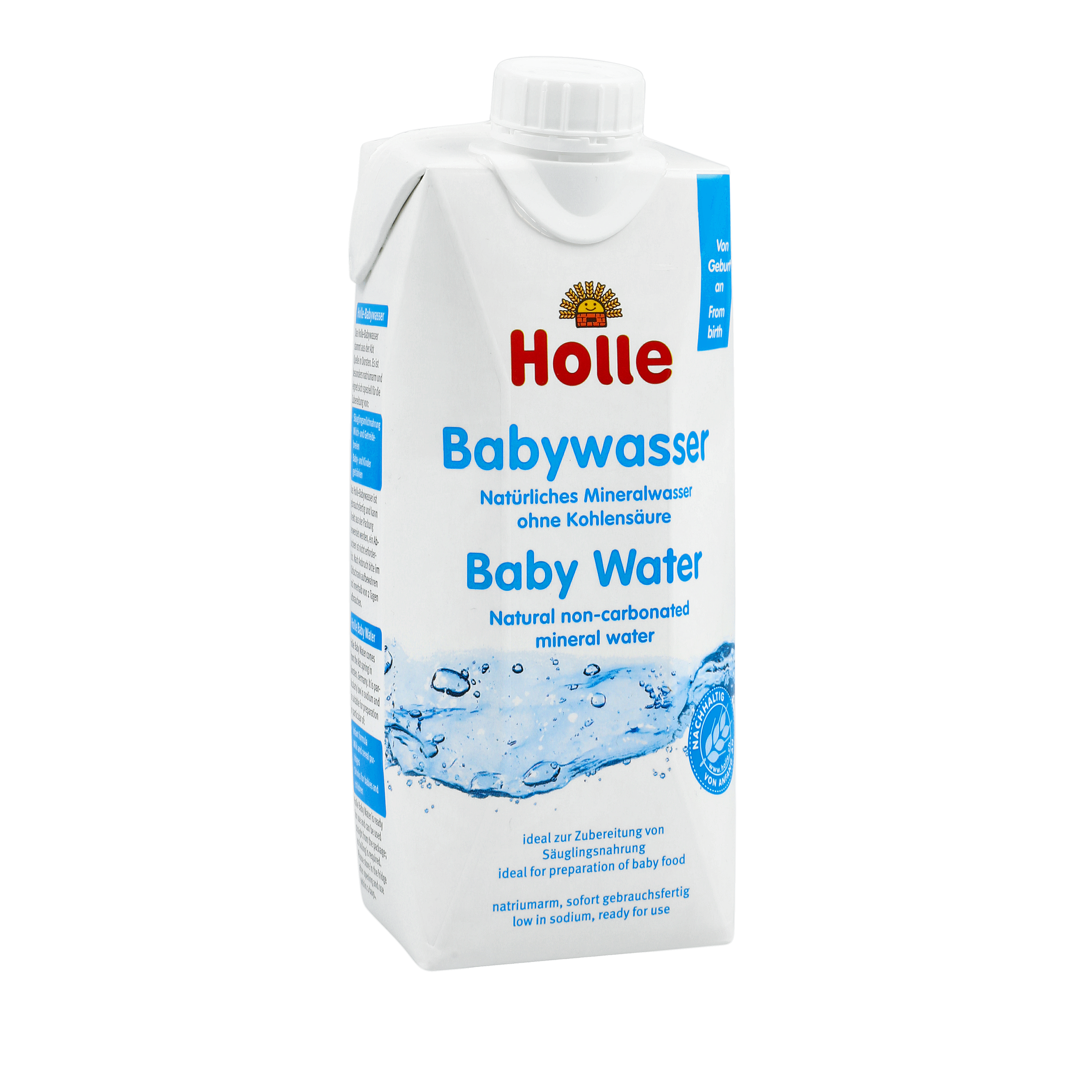 Babywasser - Natürliches Mineralwasser ohne Kohlensäure (500ml)
