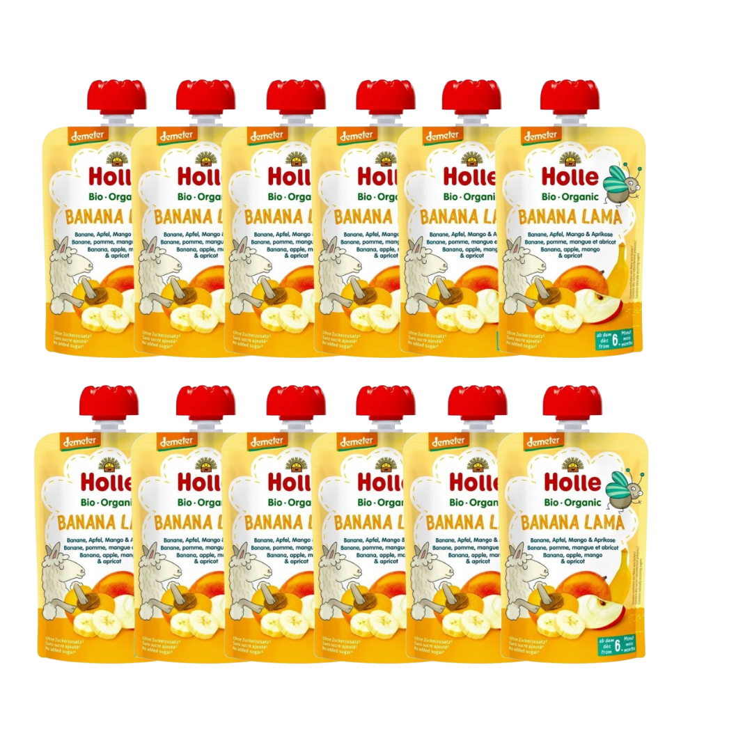 #Geschmack_Banane, Apfel, Mango & Aprikose