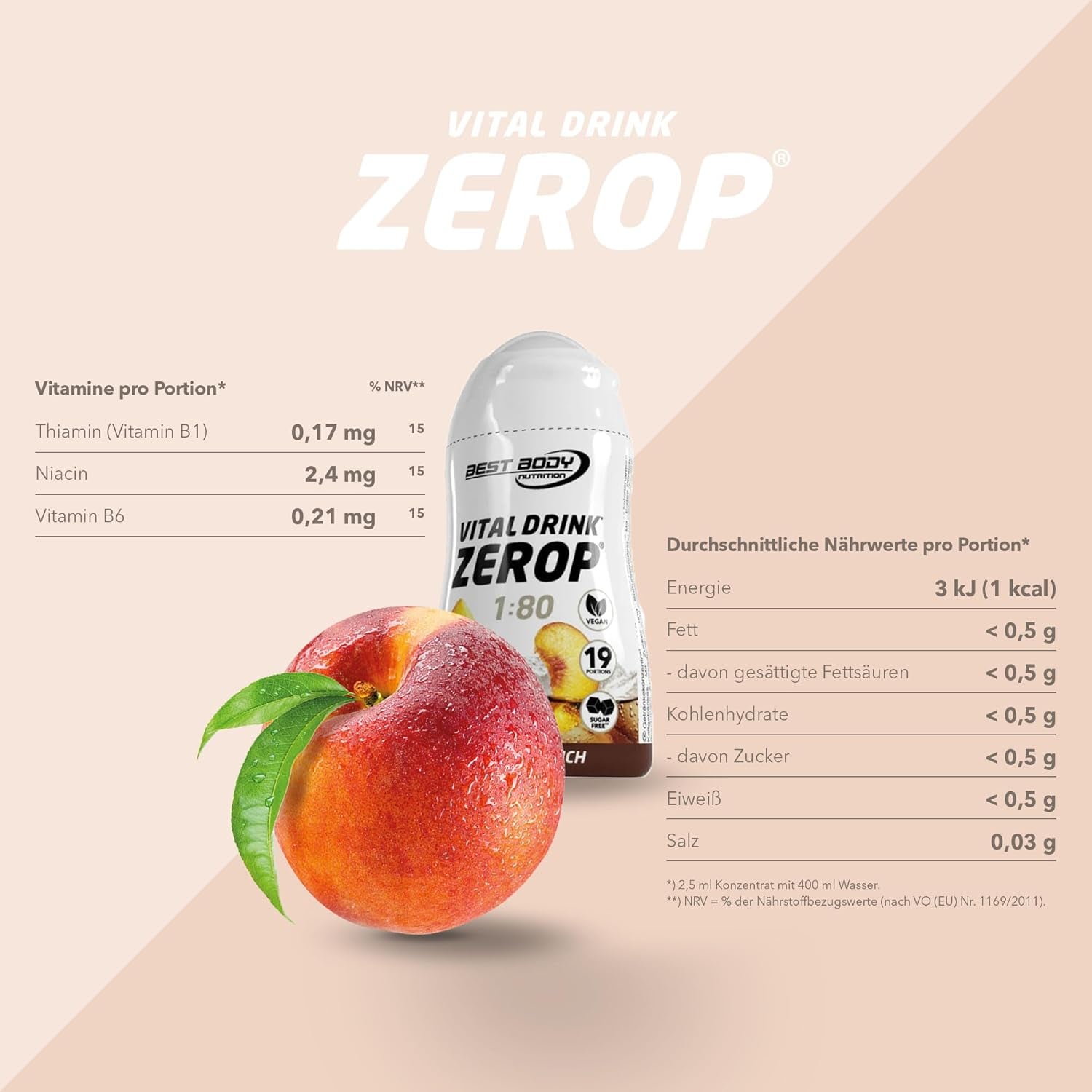 Vital Drink Zerop Mix Tray (6x48ml)
