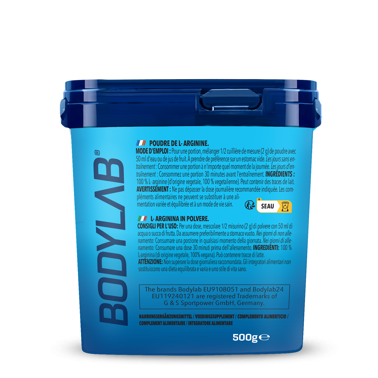 2 x Arginine Powder (je 500g)