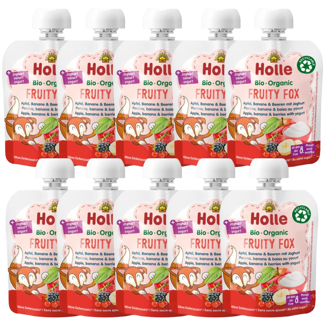 #Geschmack_Apfel, Banane & Beeren mit Joghurt