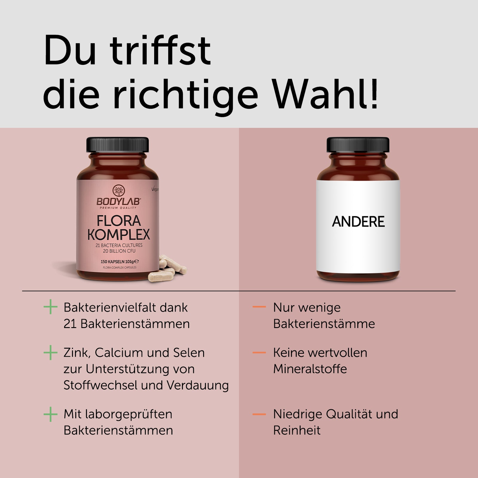 3 x Flora Complex / Komplex (3 x 150 Kapseln)