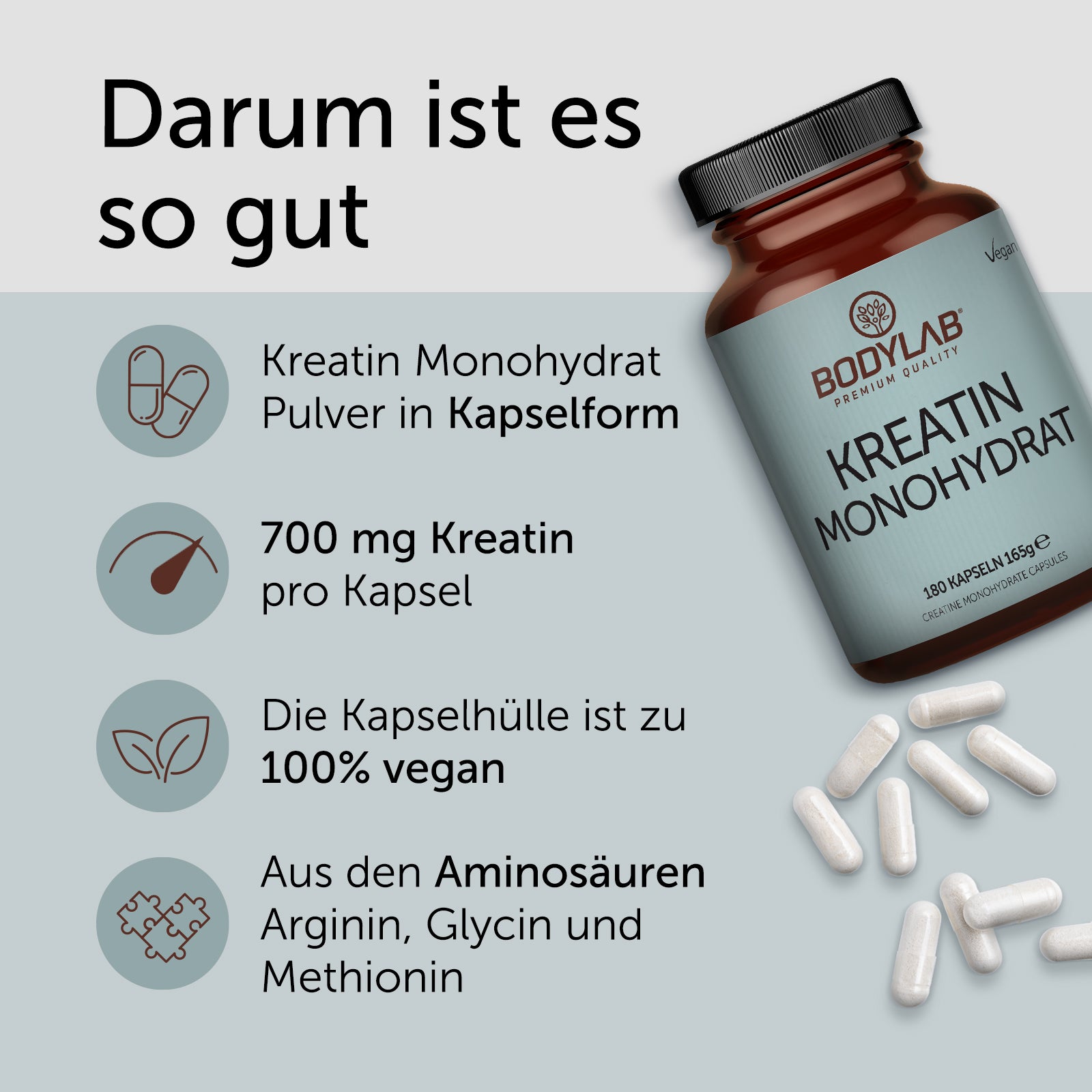 2 x Kreatin Monohydrat (2 x 180 Kapseln)