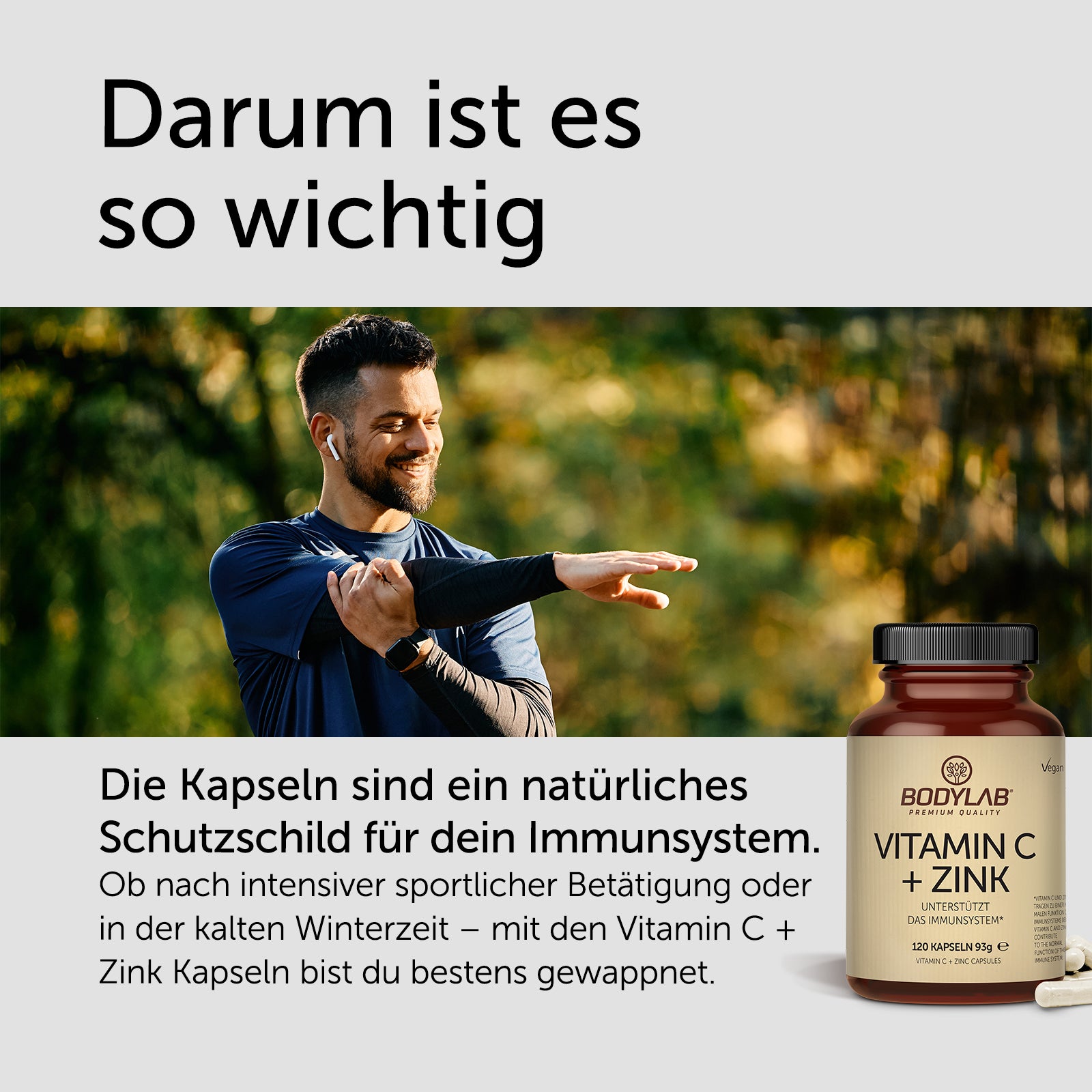 3 x Vitamin C + Zink (3 x 120 Kapseln)