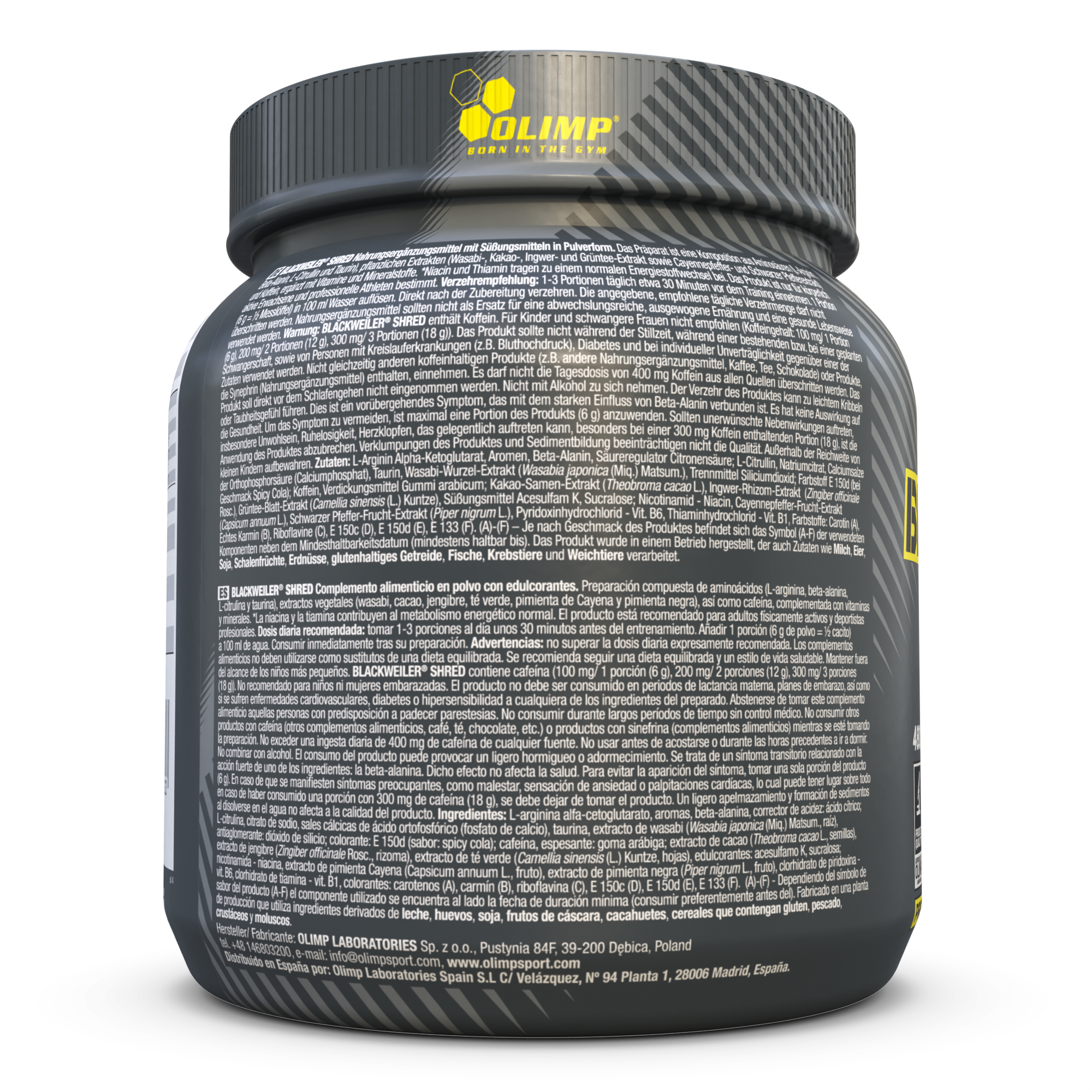 Blackweiler Shred Exotic Orange (480g)