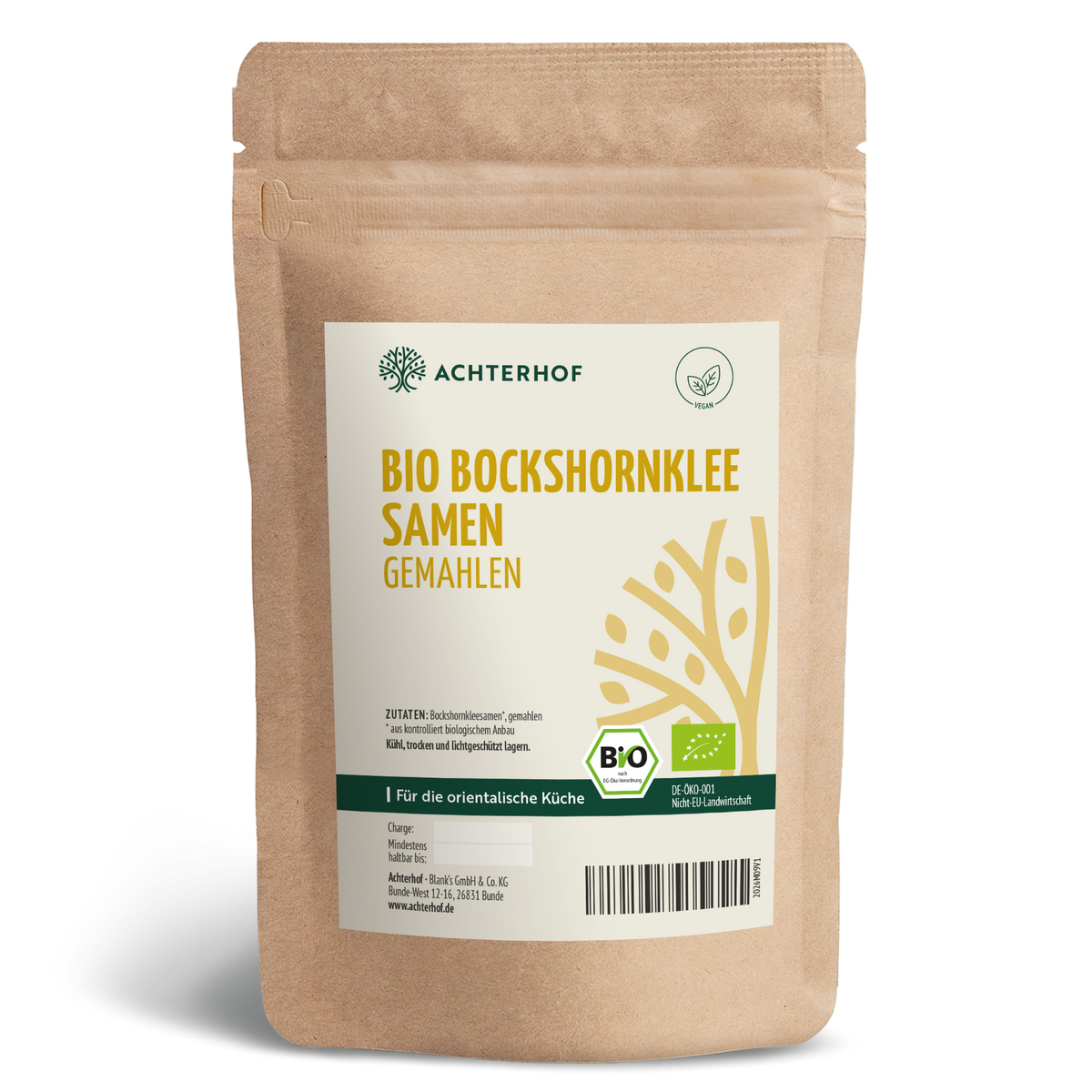 Bockshornkleesamen gemahlen Bio (500g)