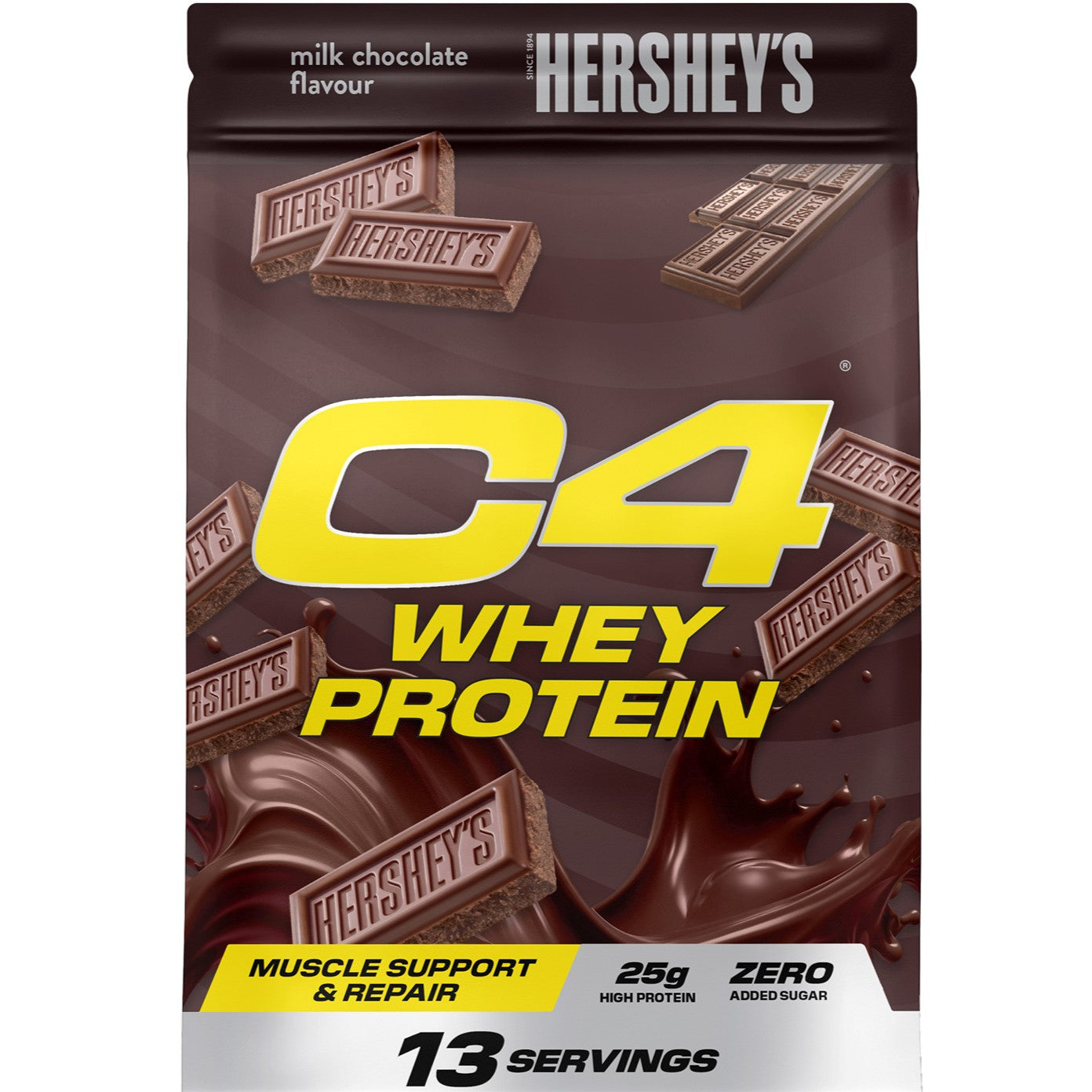 C4 Whey Protein Herhsey's Milk Chocolate (455g)