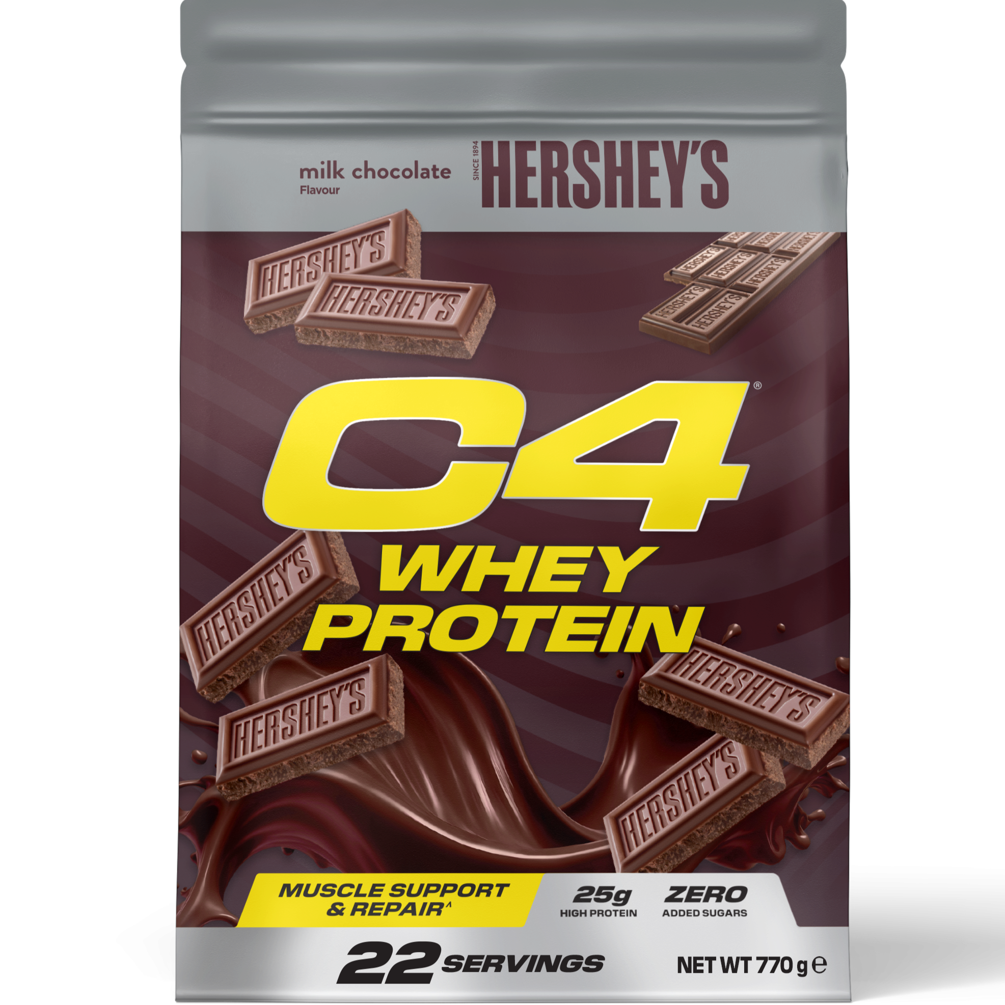 C4 Whey Protein Herhsey's Milk Chocolate (770g)
