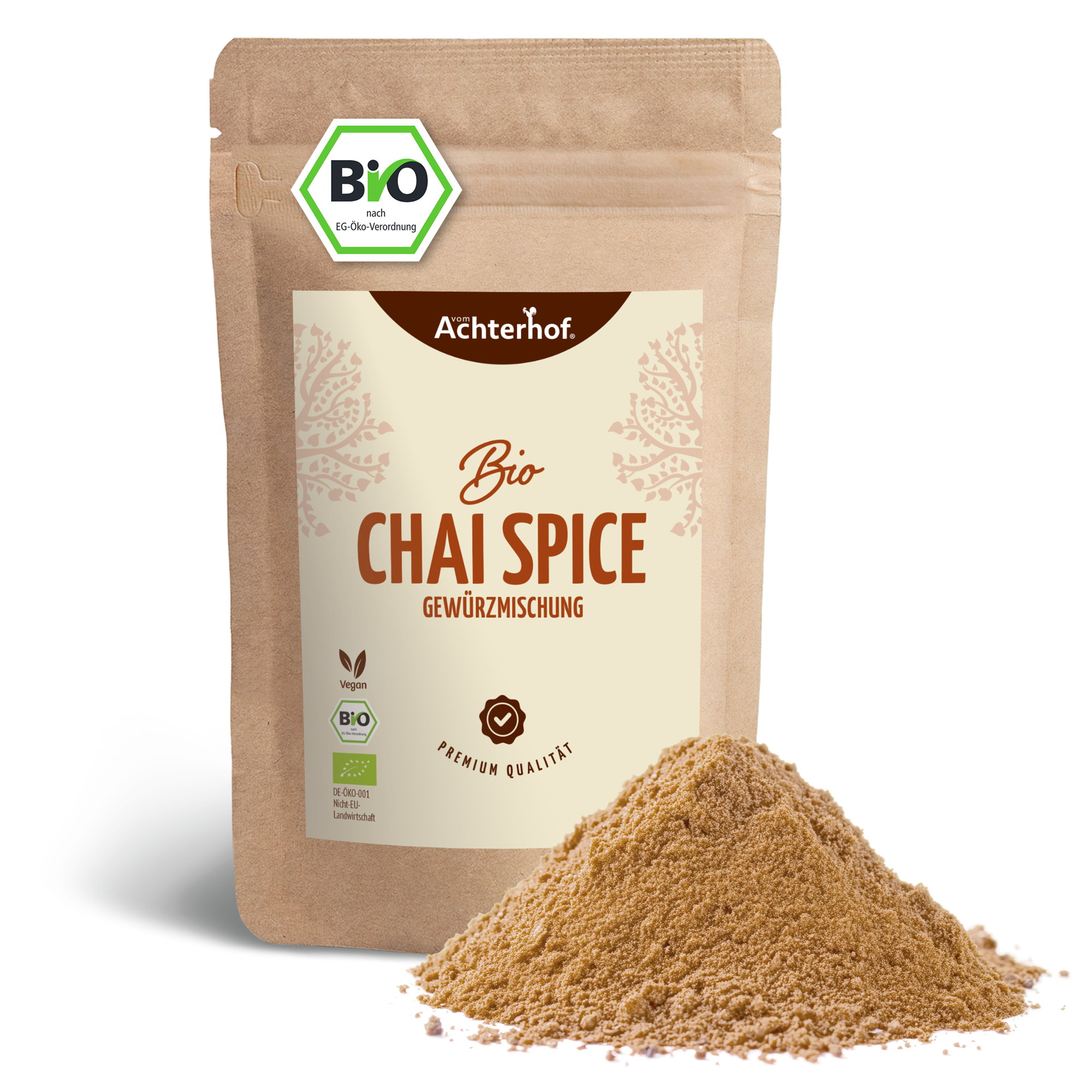 Bio Spicy Chai Gewürzmischung – zuckerfrei (500g)