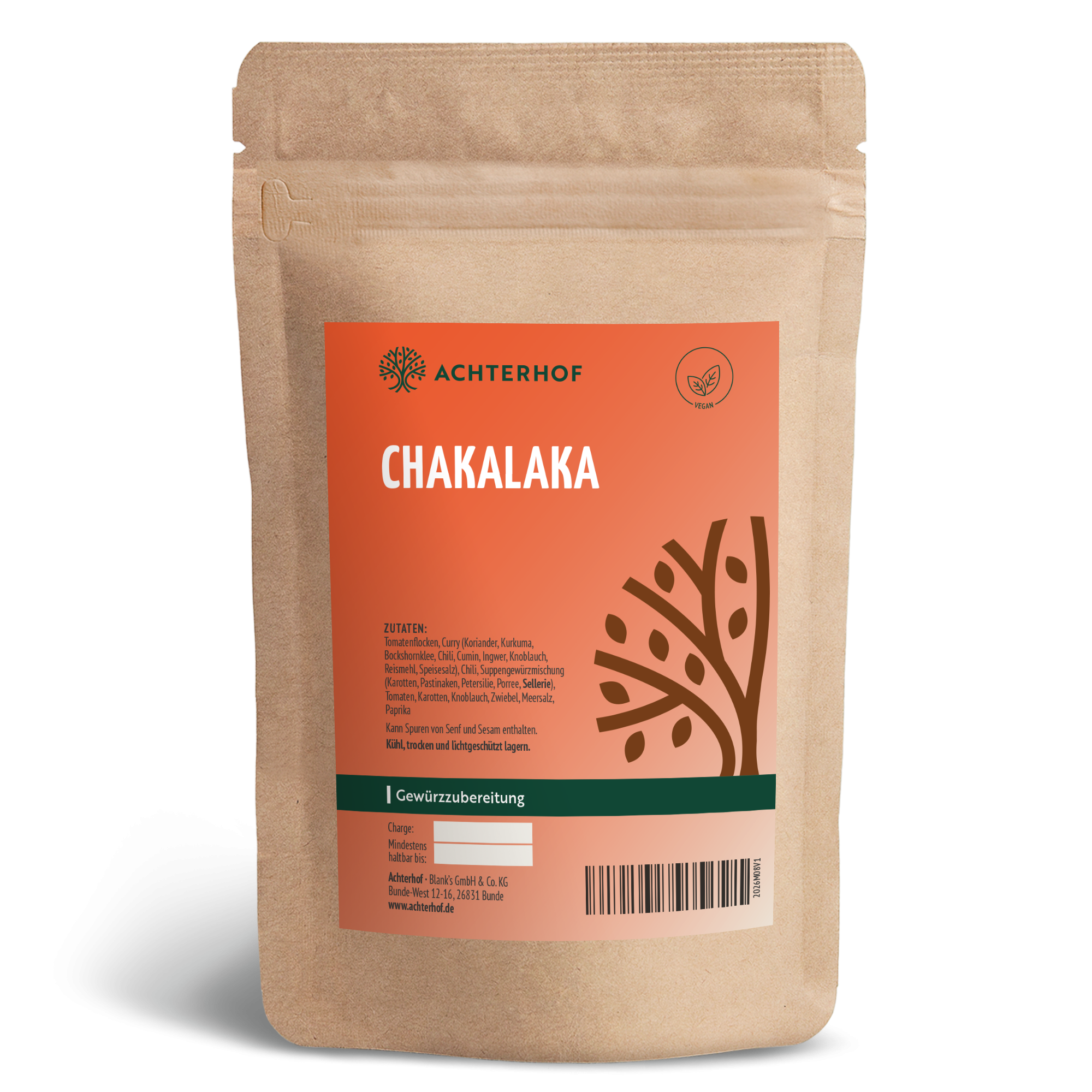 Chakalaka Gewürzzubereitung (100g)