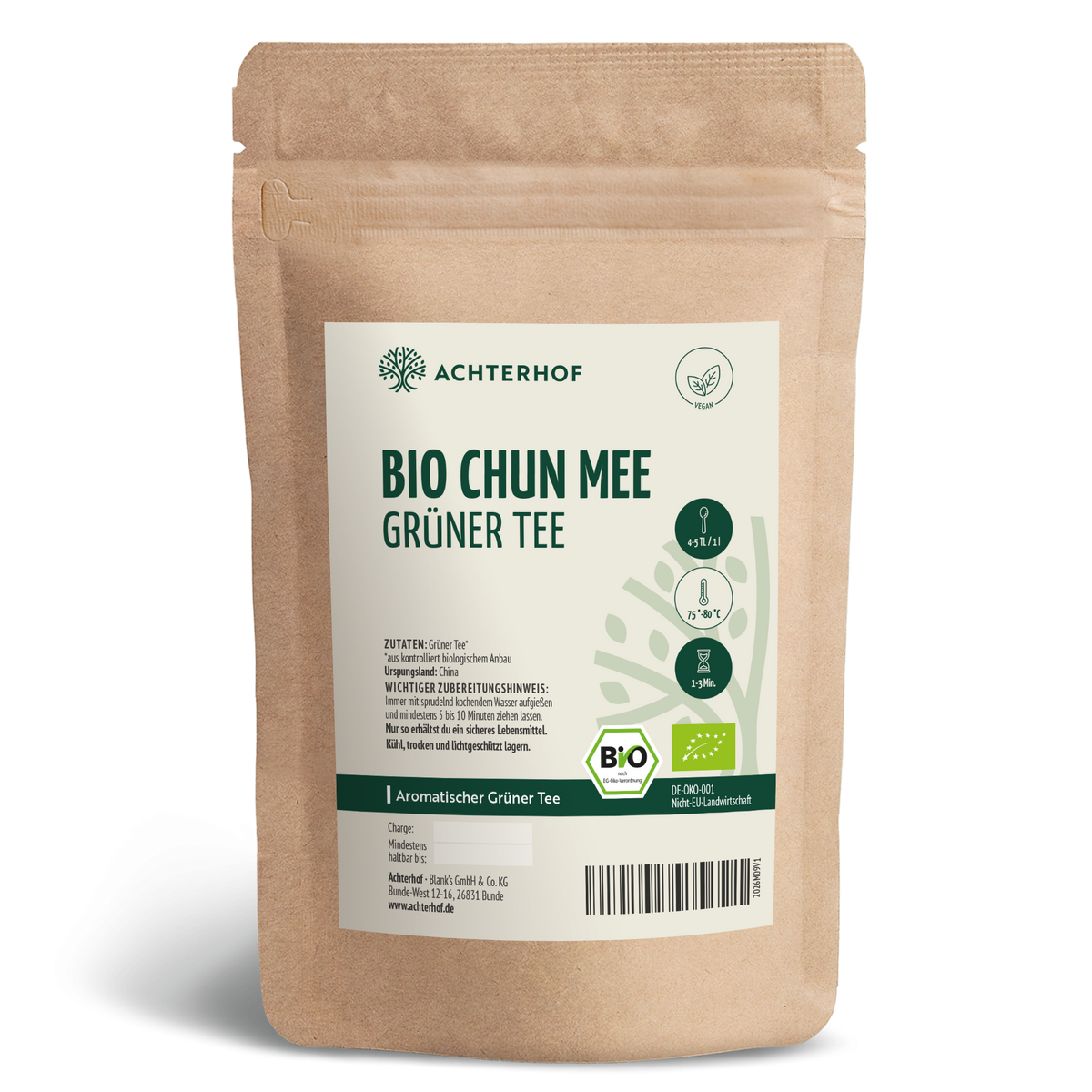 Grüner Tee Chun Mee Bio (250g)