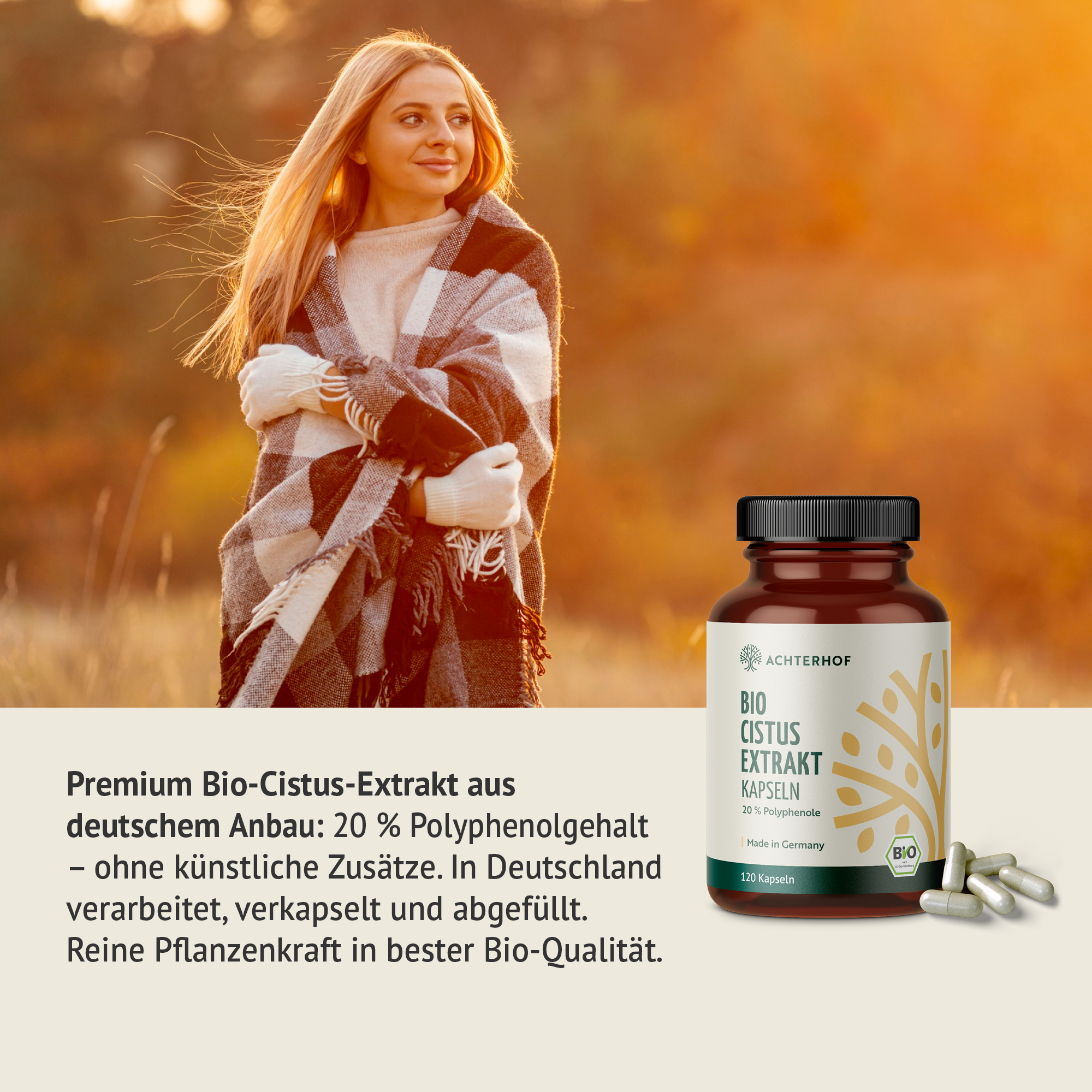 Bio Cistus Extrakt Kapseln (120 Kapseln)