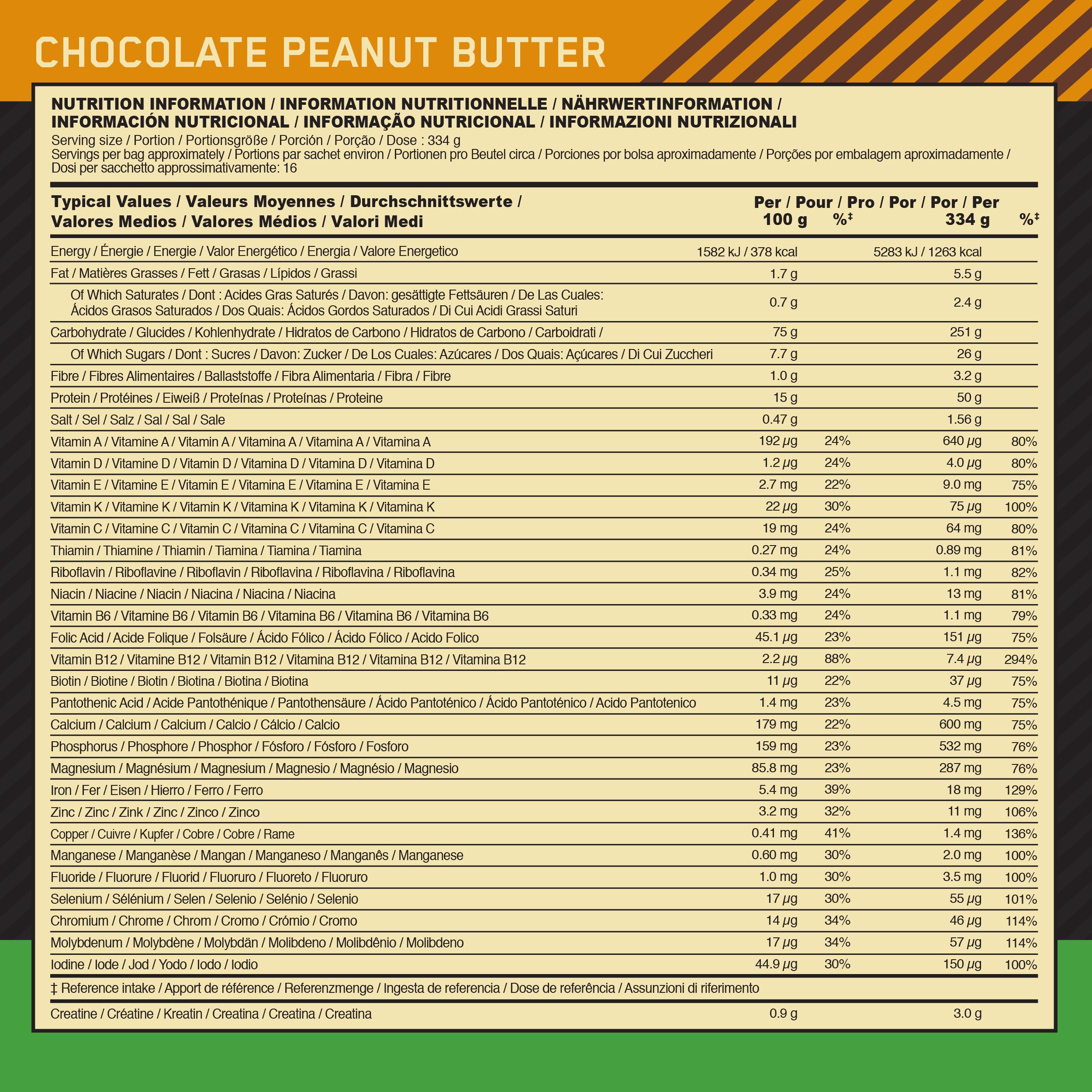 #Geschmack_Chocolate Peanut Butter