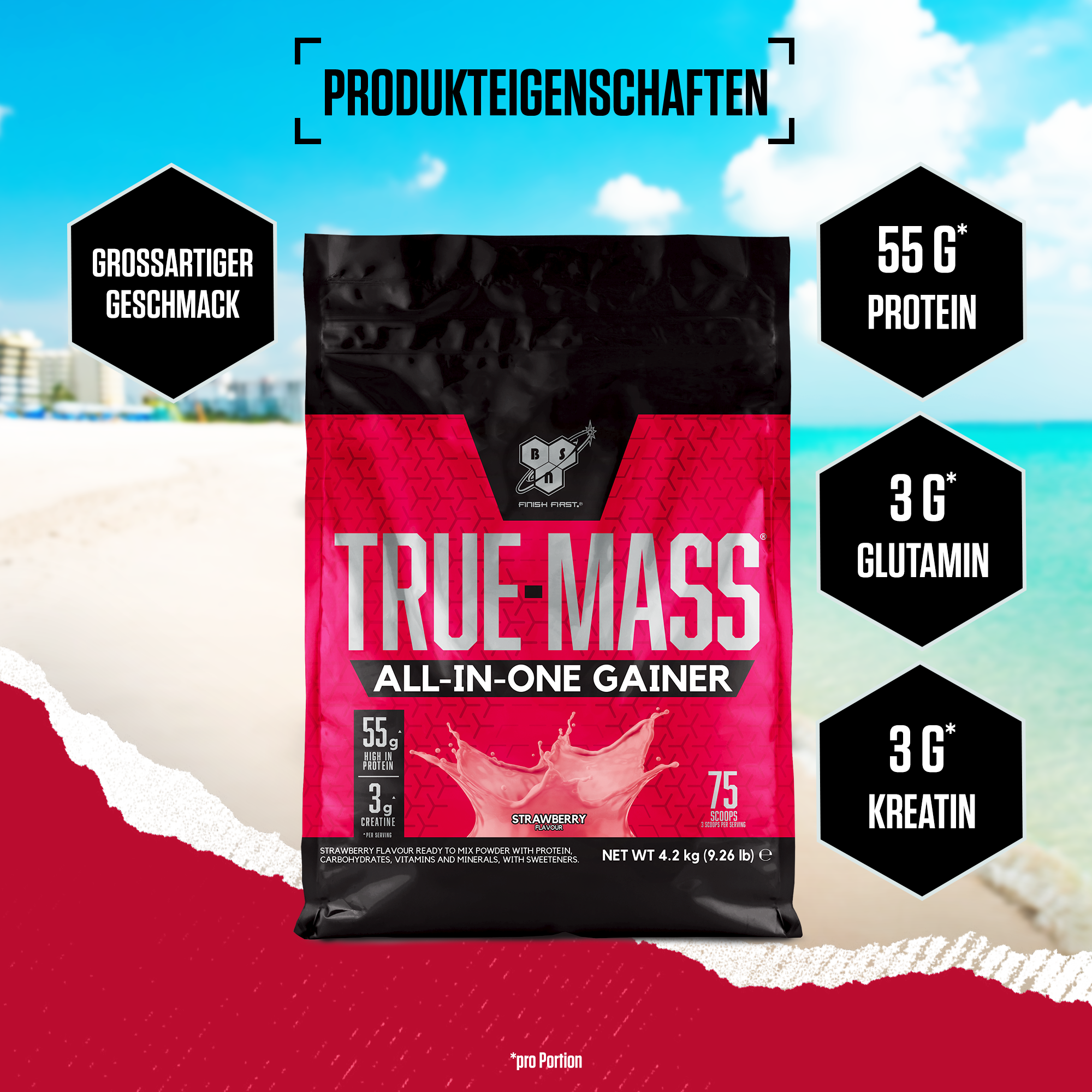 True Mass All In One Weight Gainer (4200g)