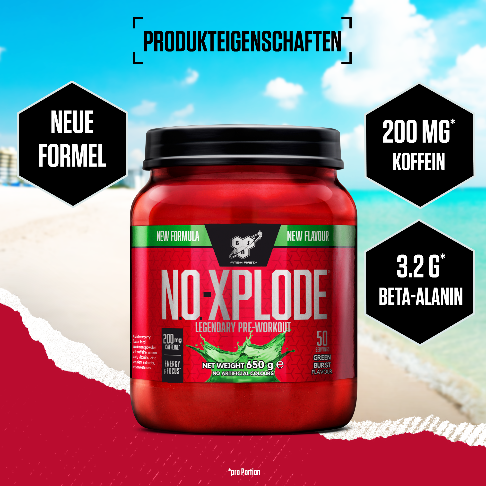 #Geschmack_Green Burst (Kiwi Strawberry)